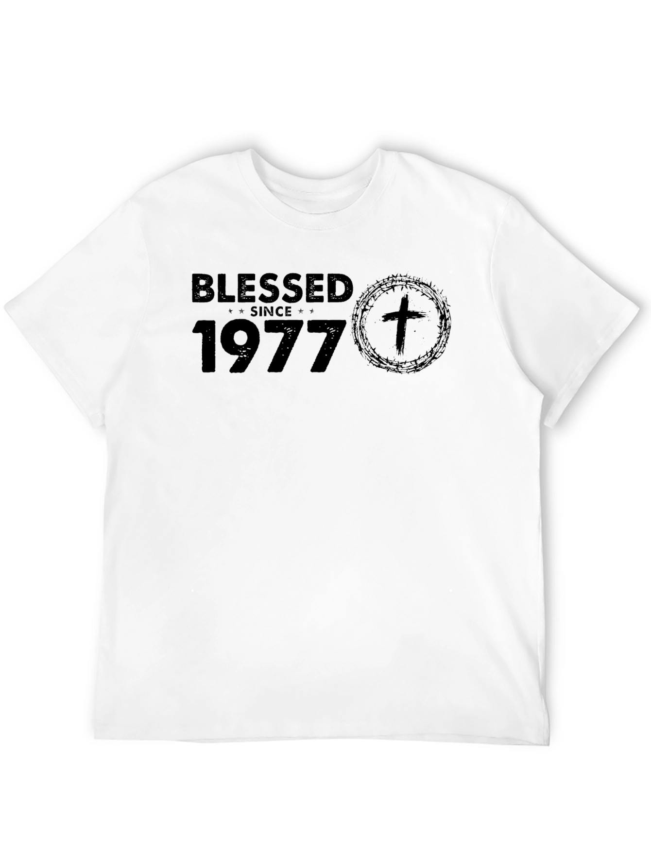 Blessed Since 1977 Graphic T-Shirt