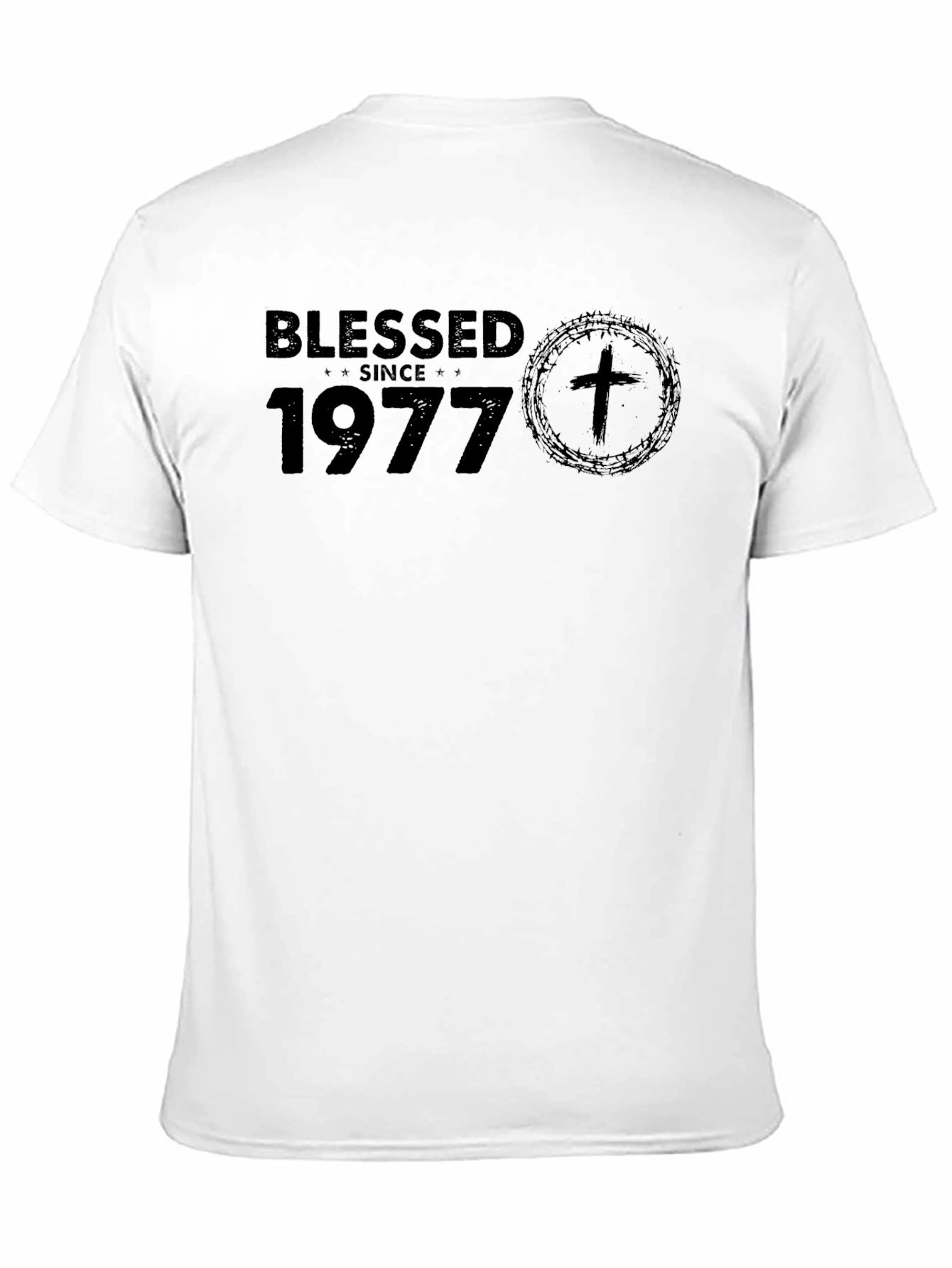 Blessed Since 1977 Graphic T-Shirt