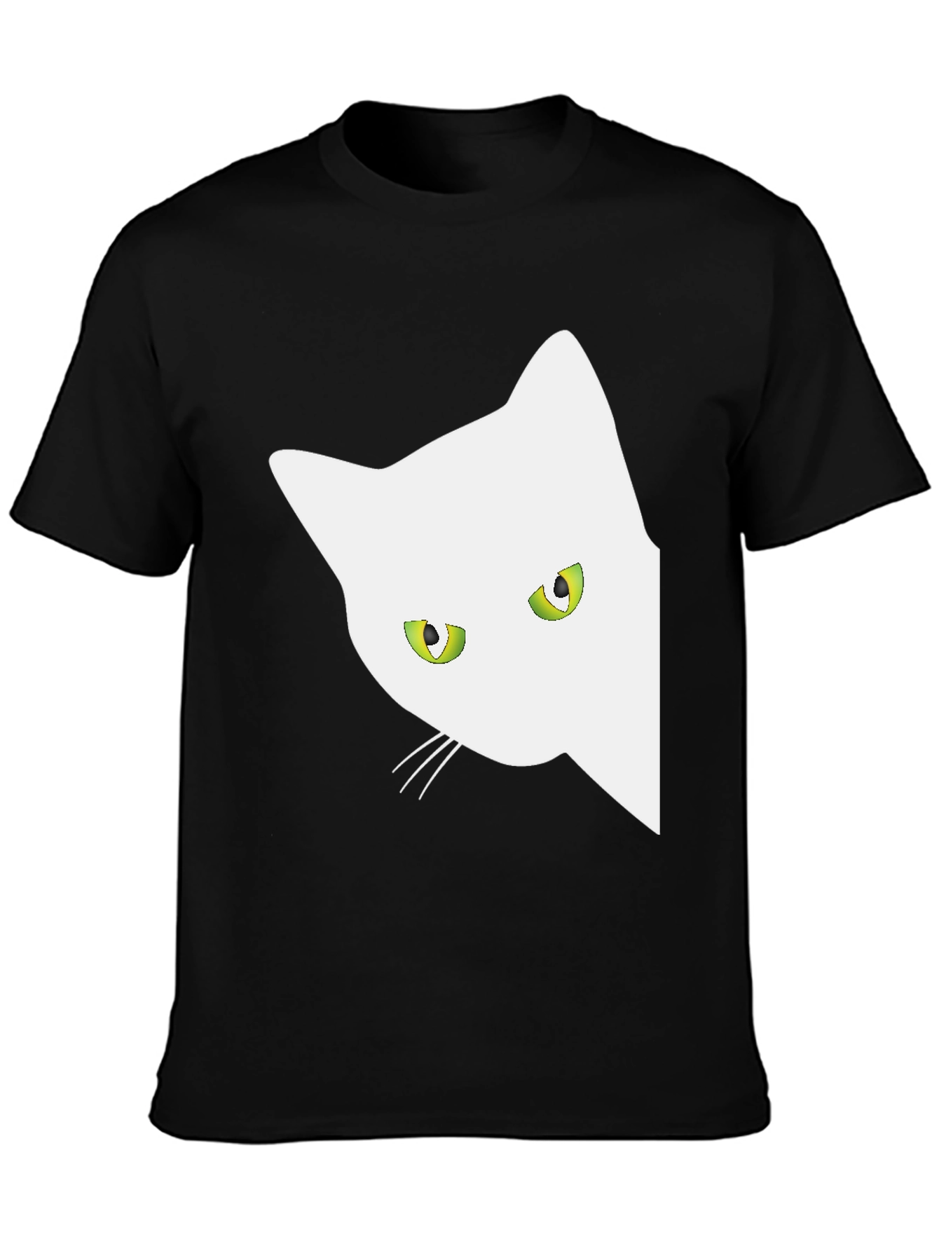 Black Cat Peekaboo T-Shirt