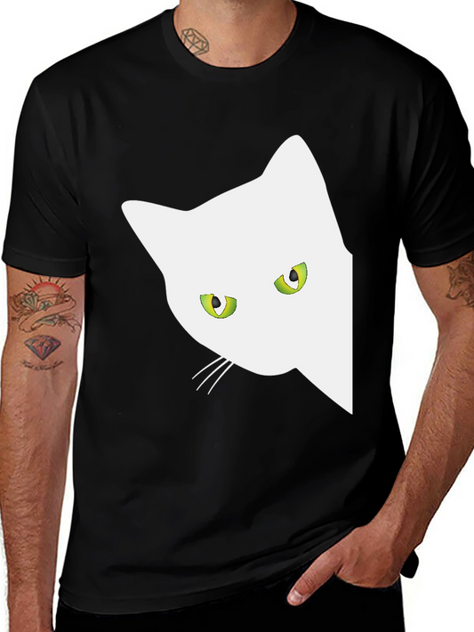 Black Cat Peekaboo T-Shirt