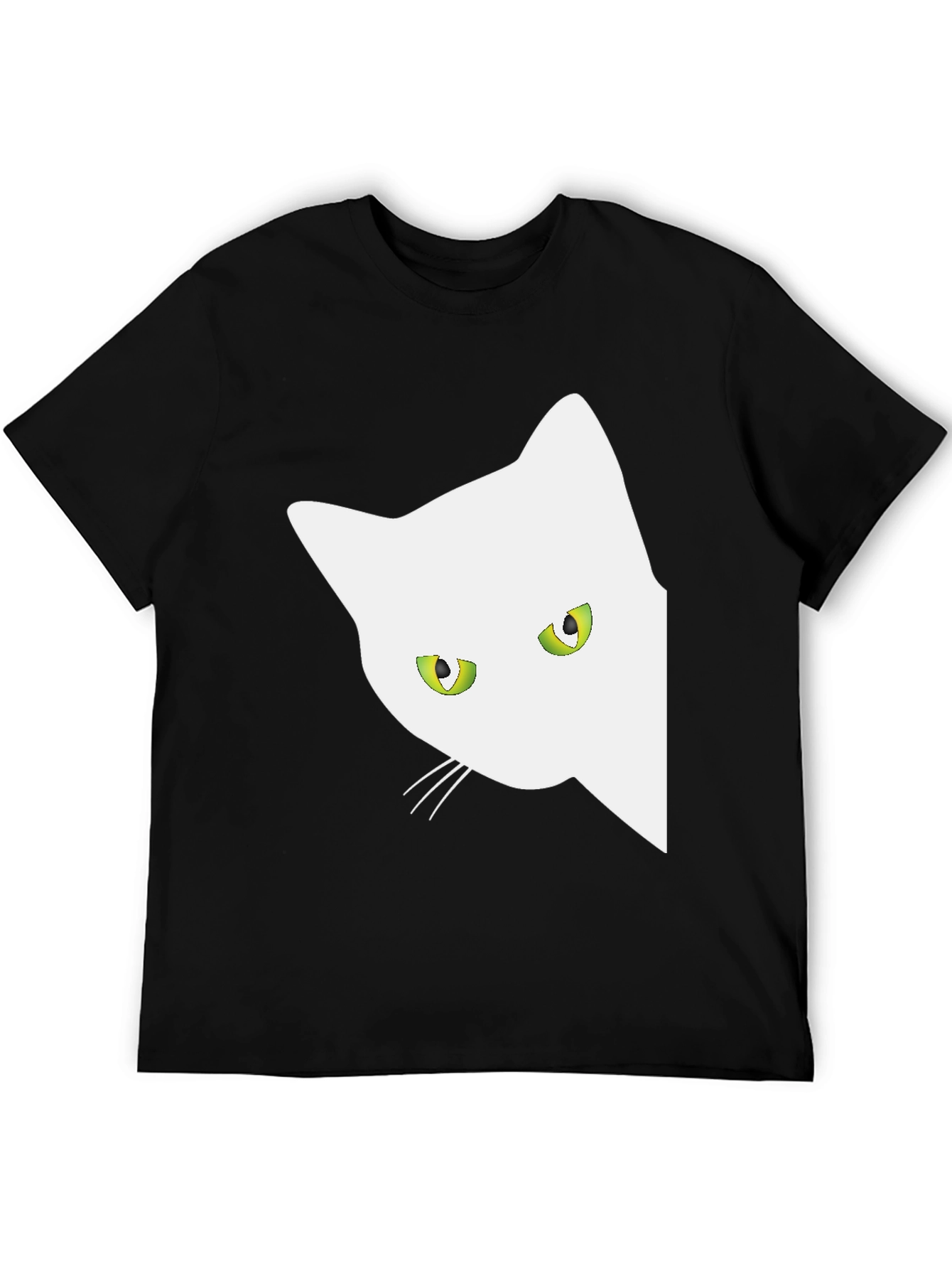 Black Cat Peekaboo T-Shirt