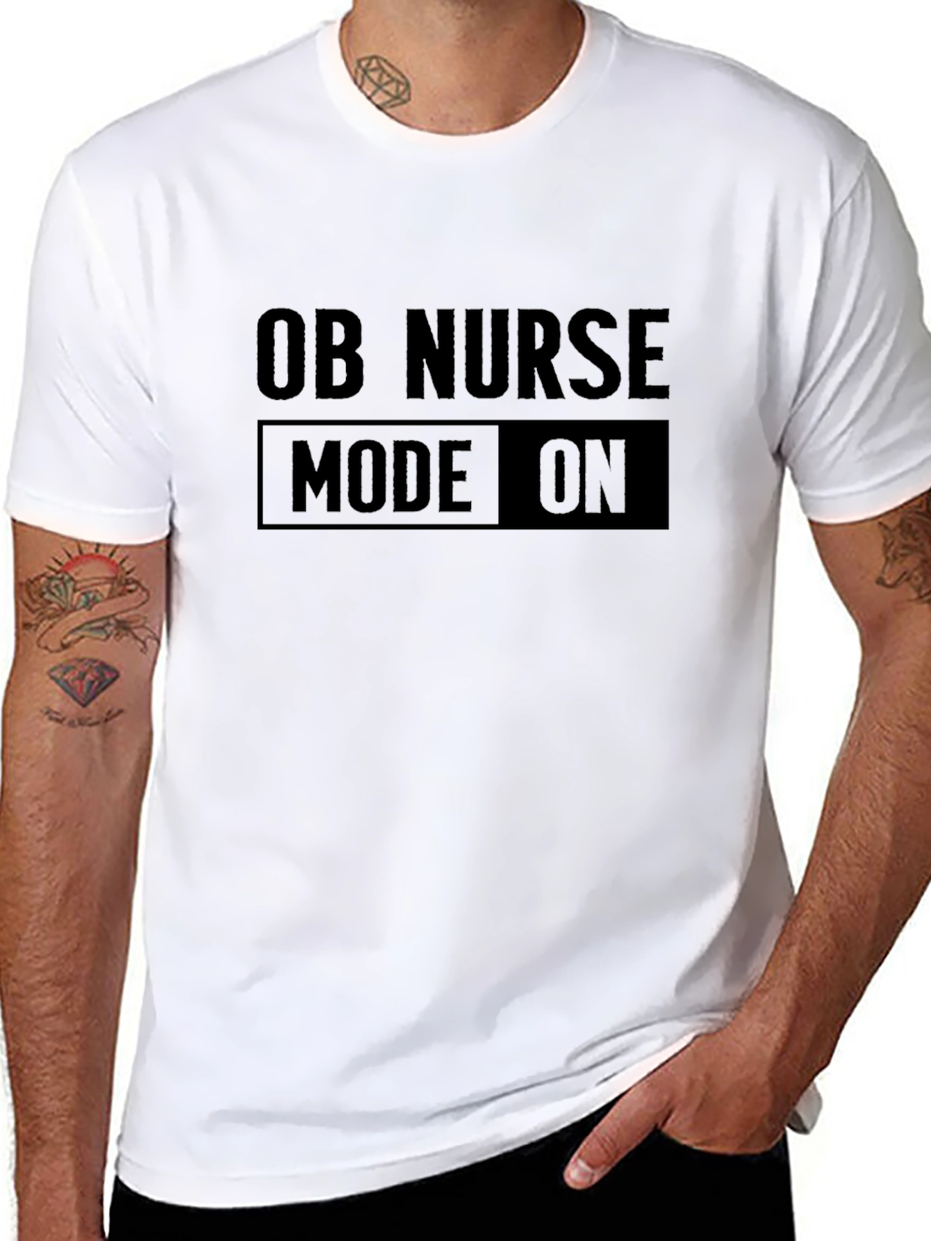 OB Nurse Mode On T-Shirt - Comfortable Fit
