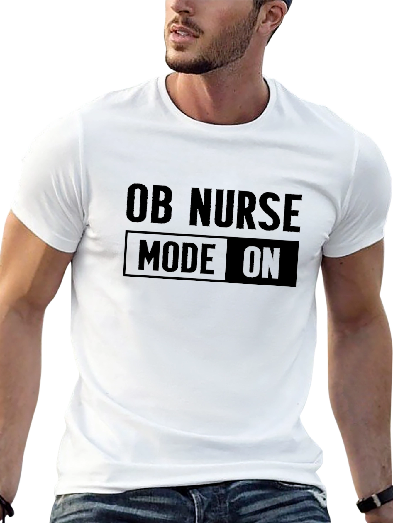 OB Nurse Mode On T-Shirt - Comfortable Fit
