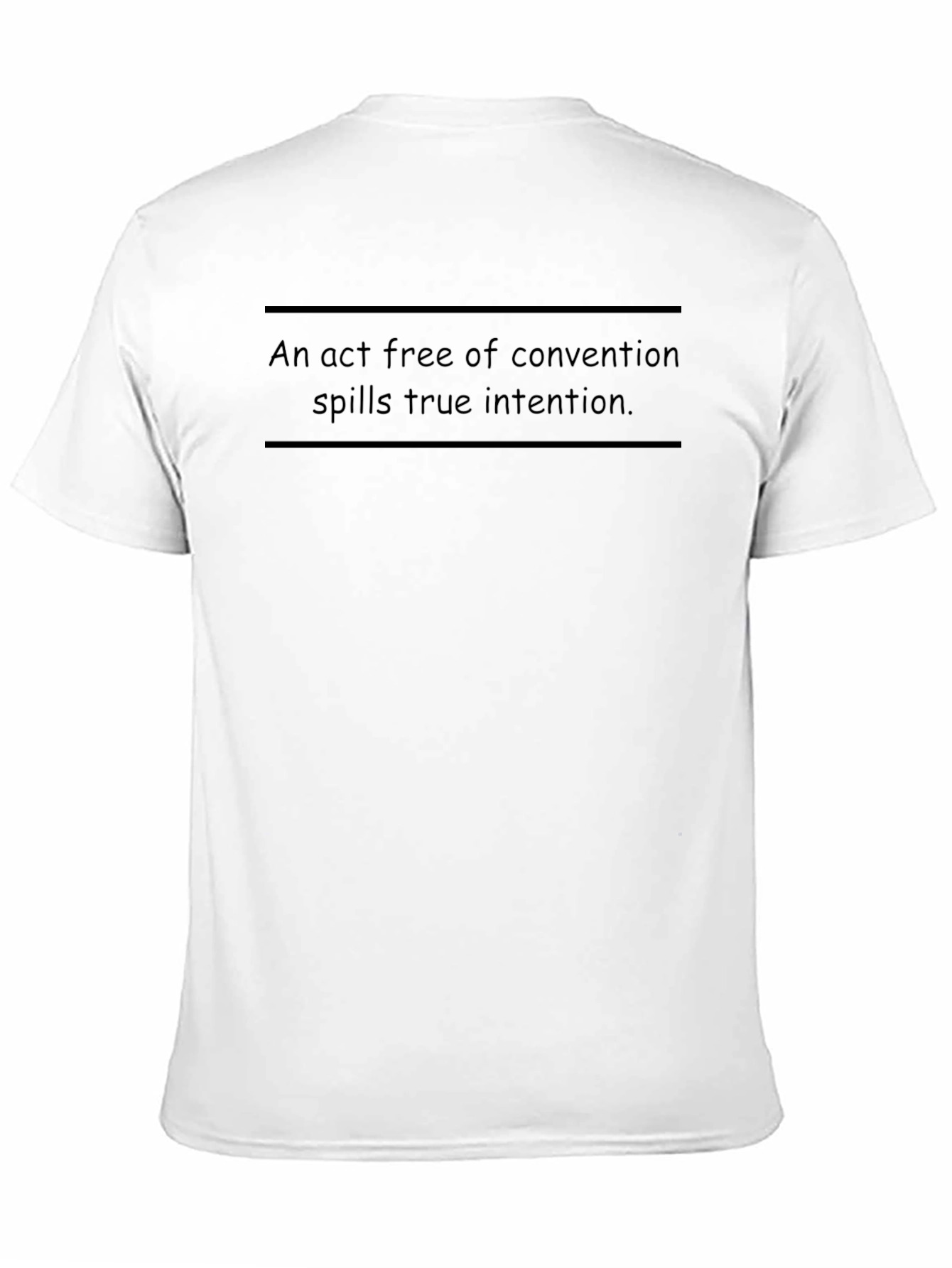 Intention Black T-Shirt