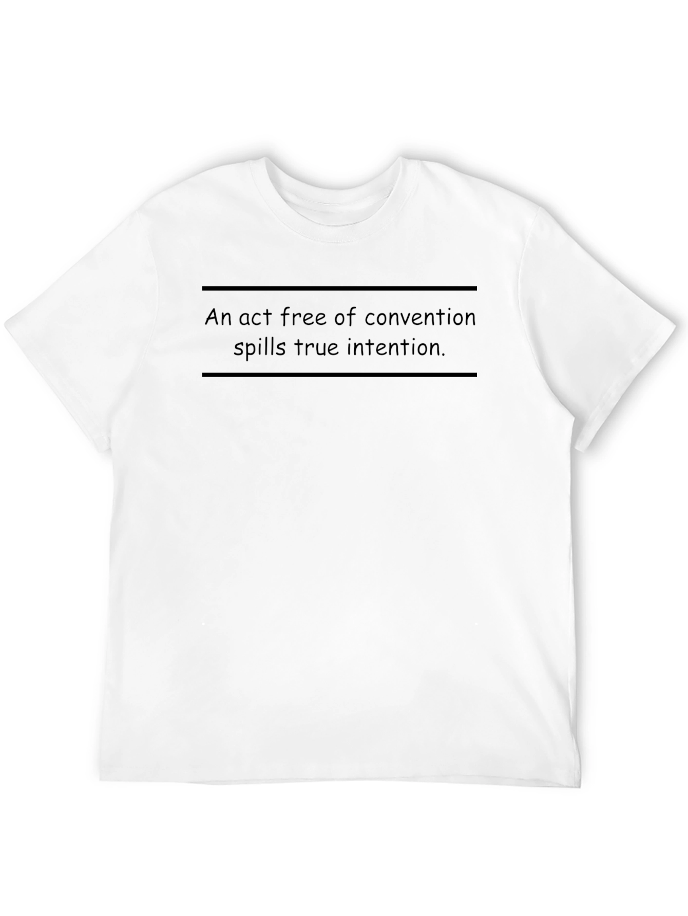 Intention Black T-Shirt