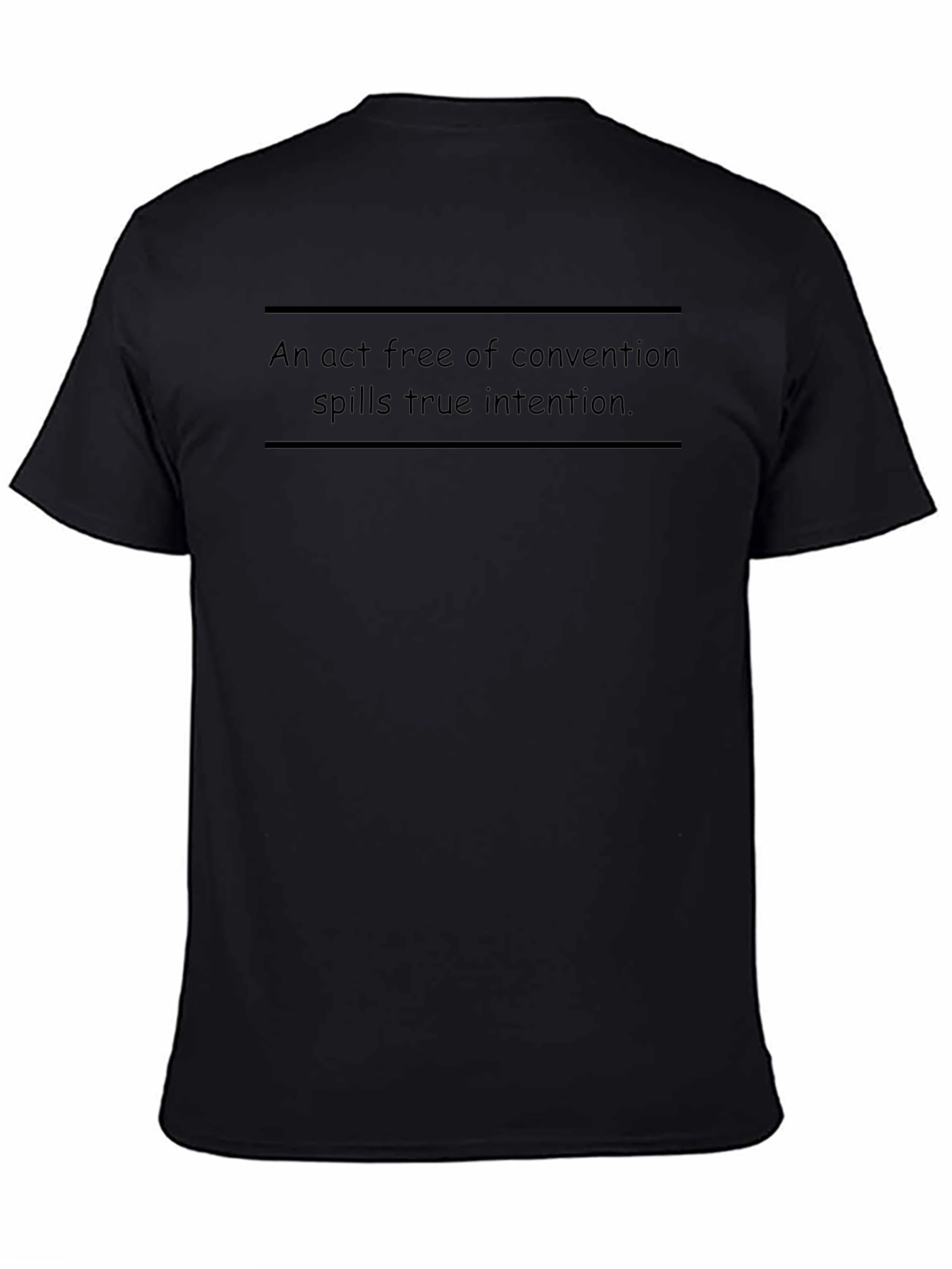 Intention Black T-Shirt