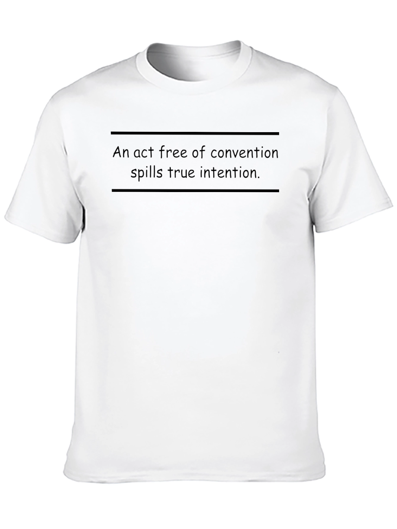 Intention Black T-Shirt