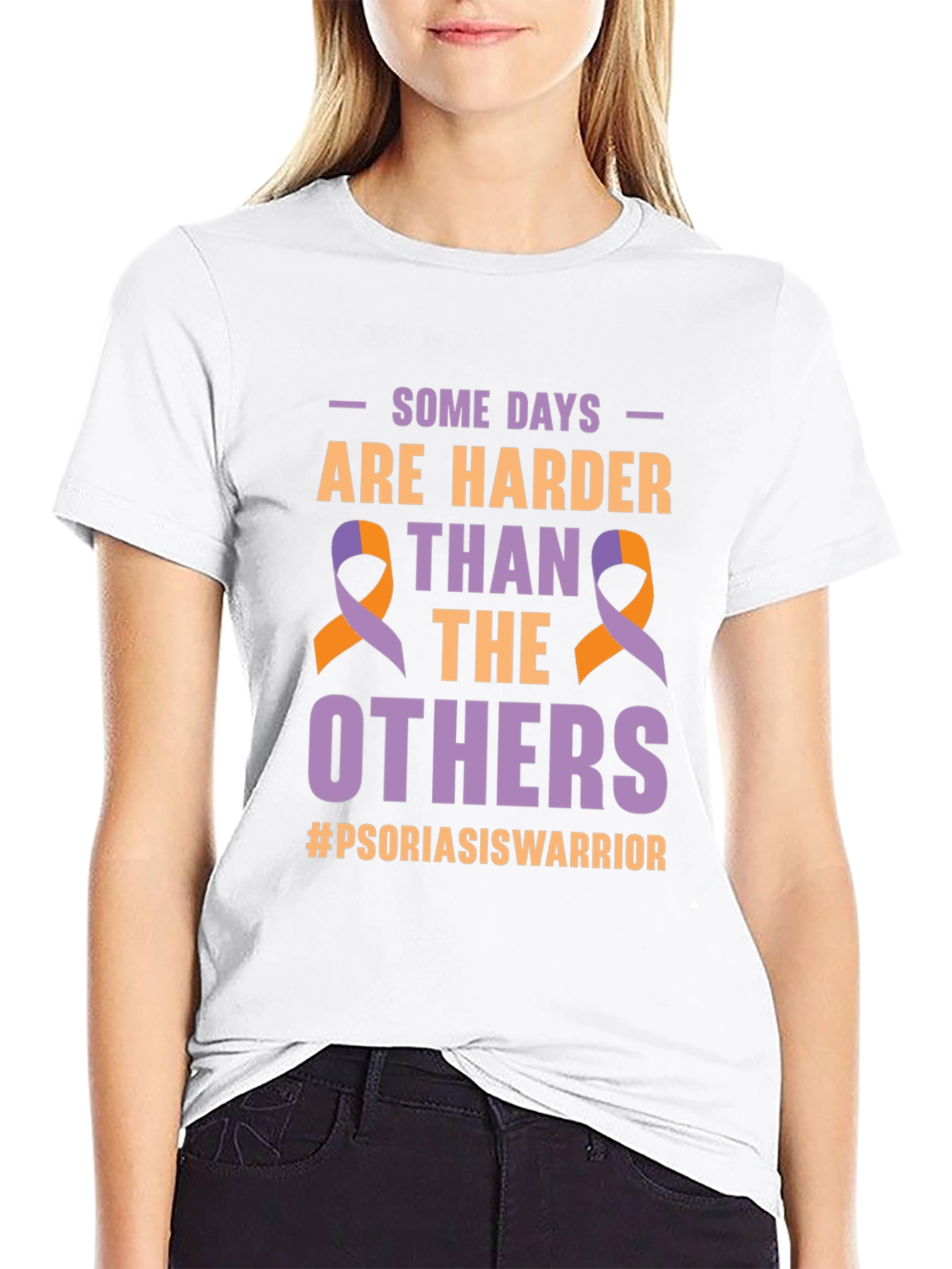 Psoriasis Awareness T-Shirt - Some Days Are Harder