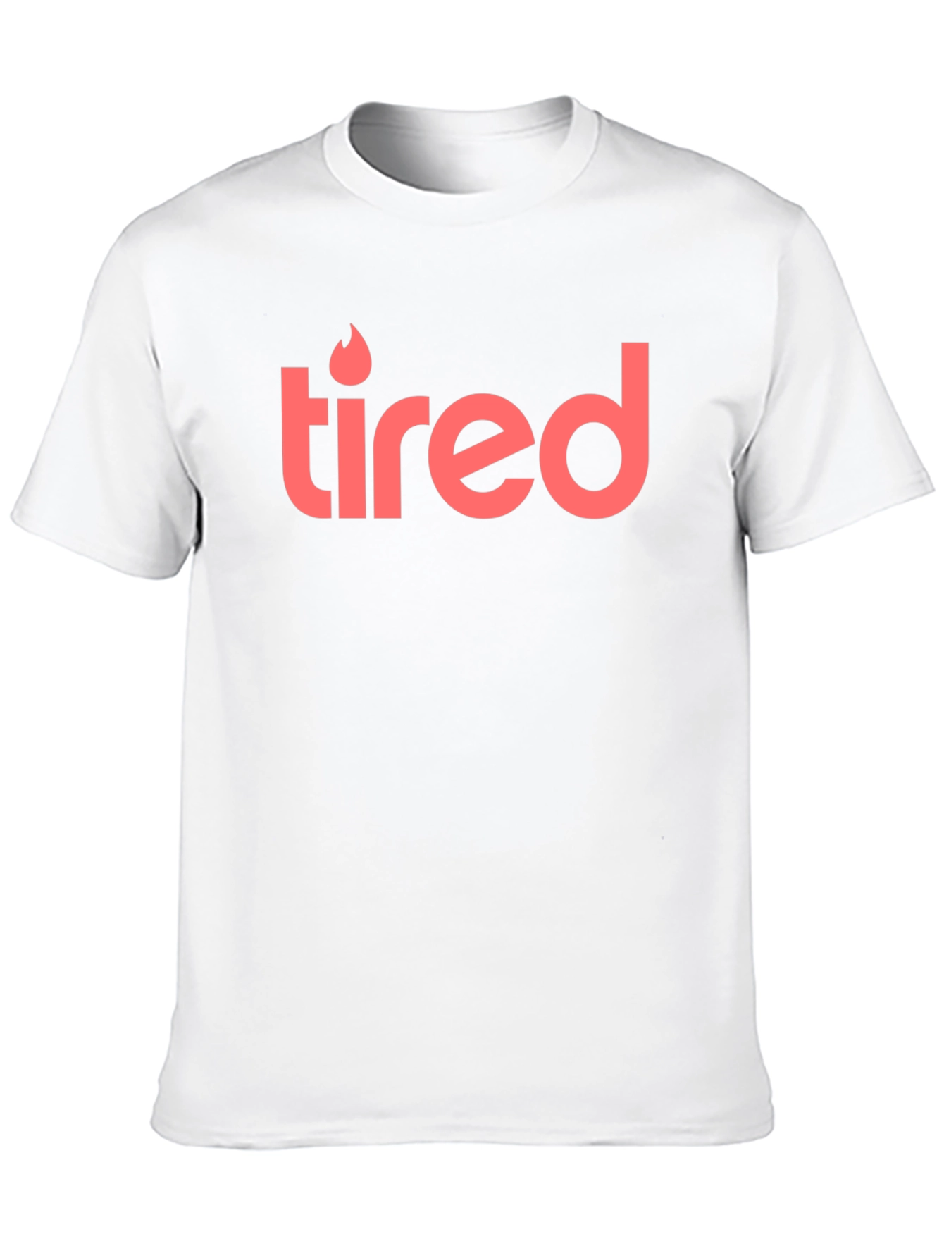 Tired Flame Graphic T-Shirt - Black
