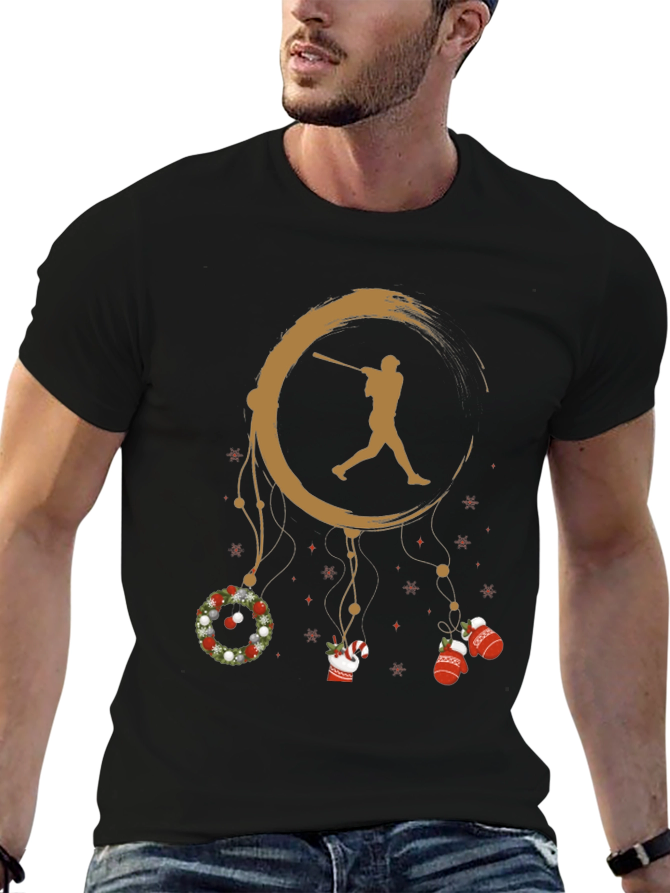 Baseball Christmas Dreamcatcher T-Shirt