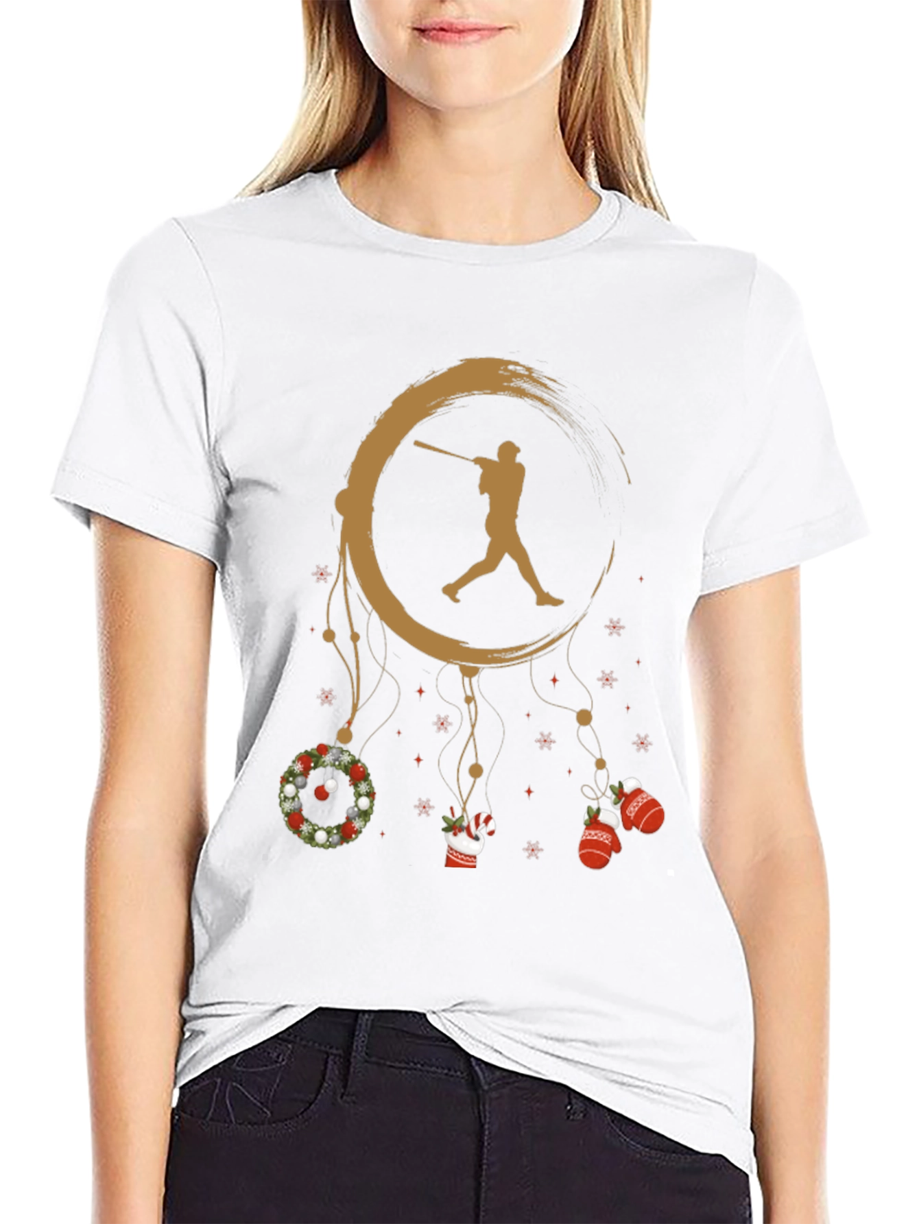 Baseball Christmas Dreamcatcher T-Shirt