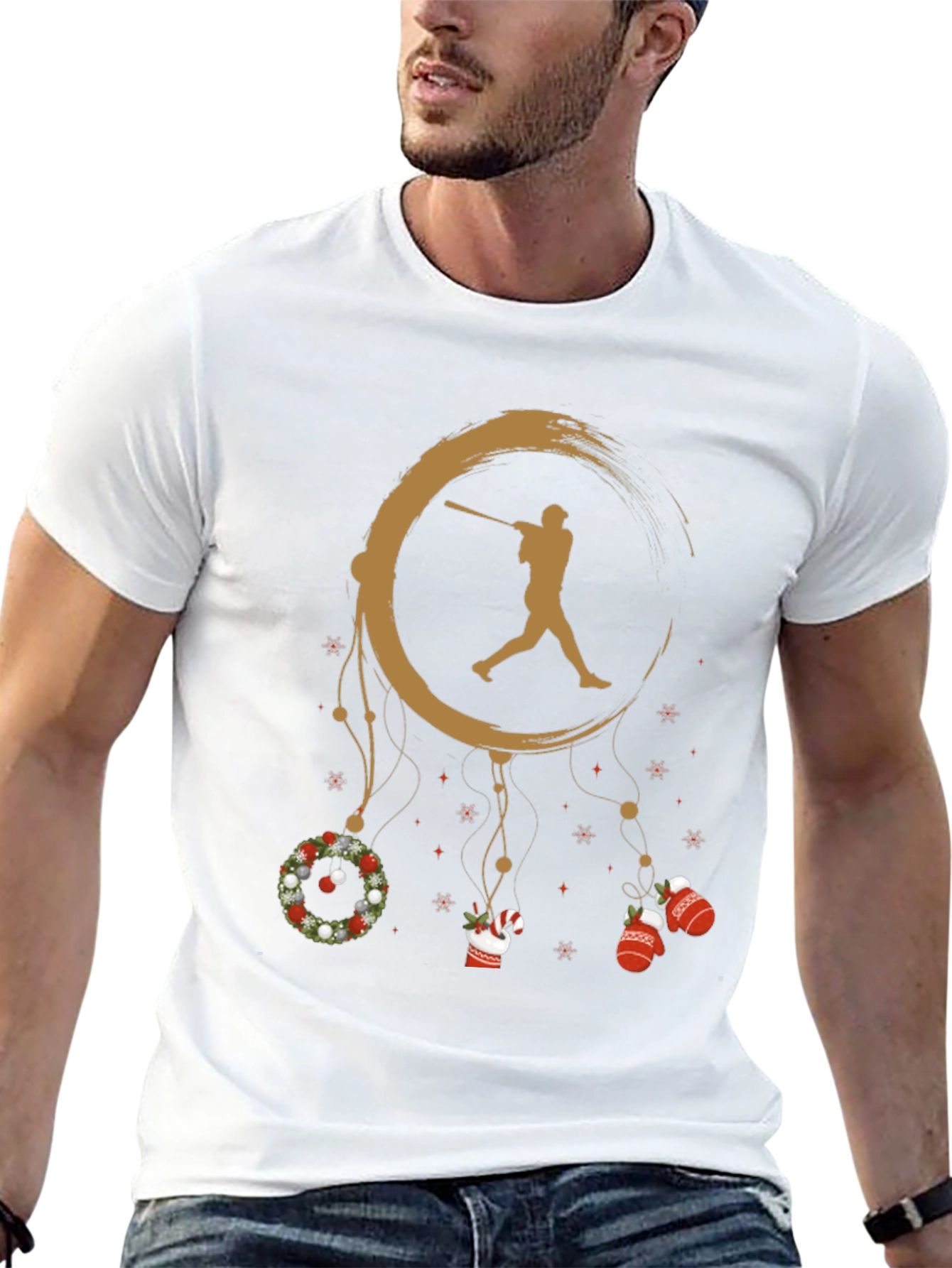 Baseball Christmas Dreamcatcher T-Shirt
