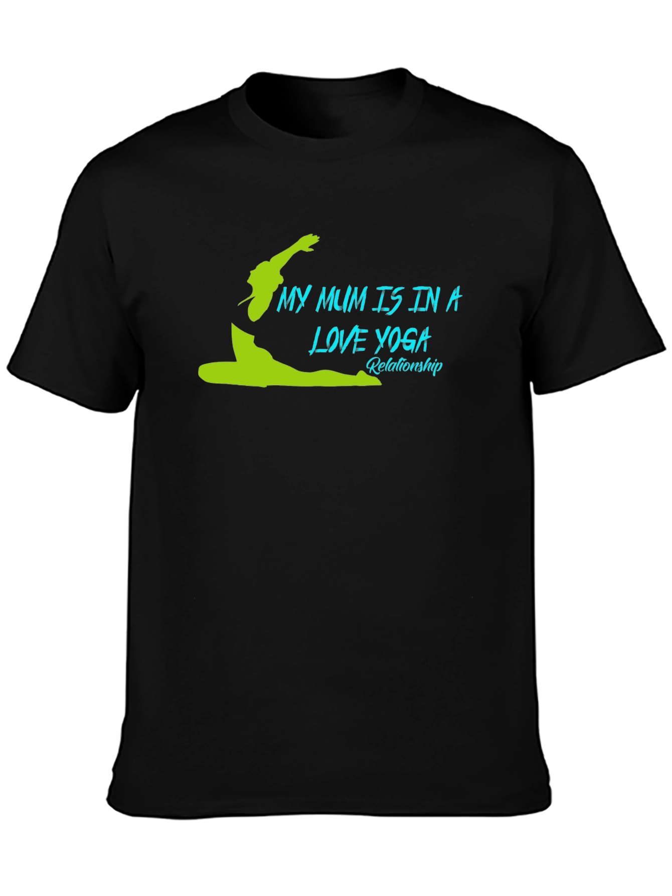 Yoga Mum Black T-Shirt