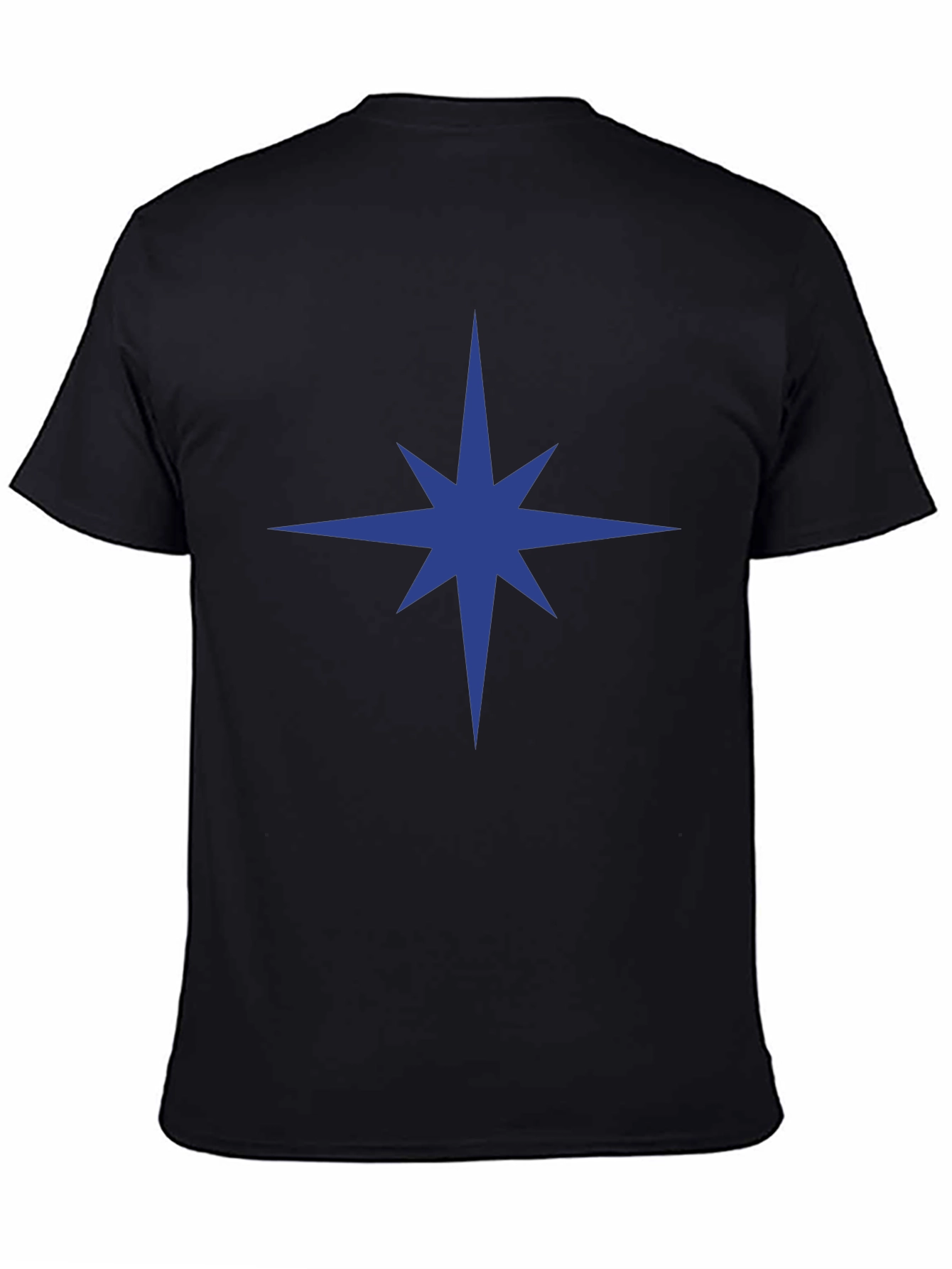 Star Graphic Black T-Shirt - Mens Casual Tee