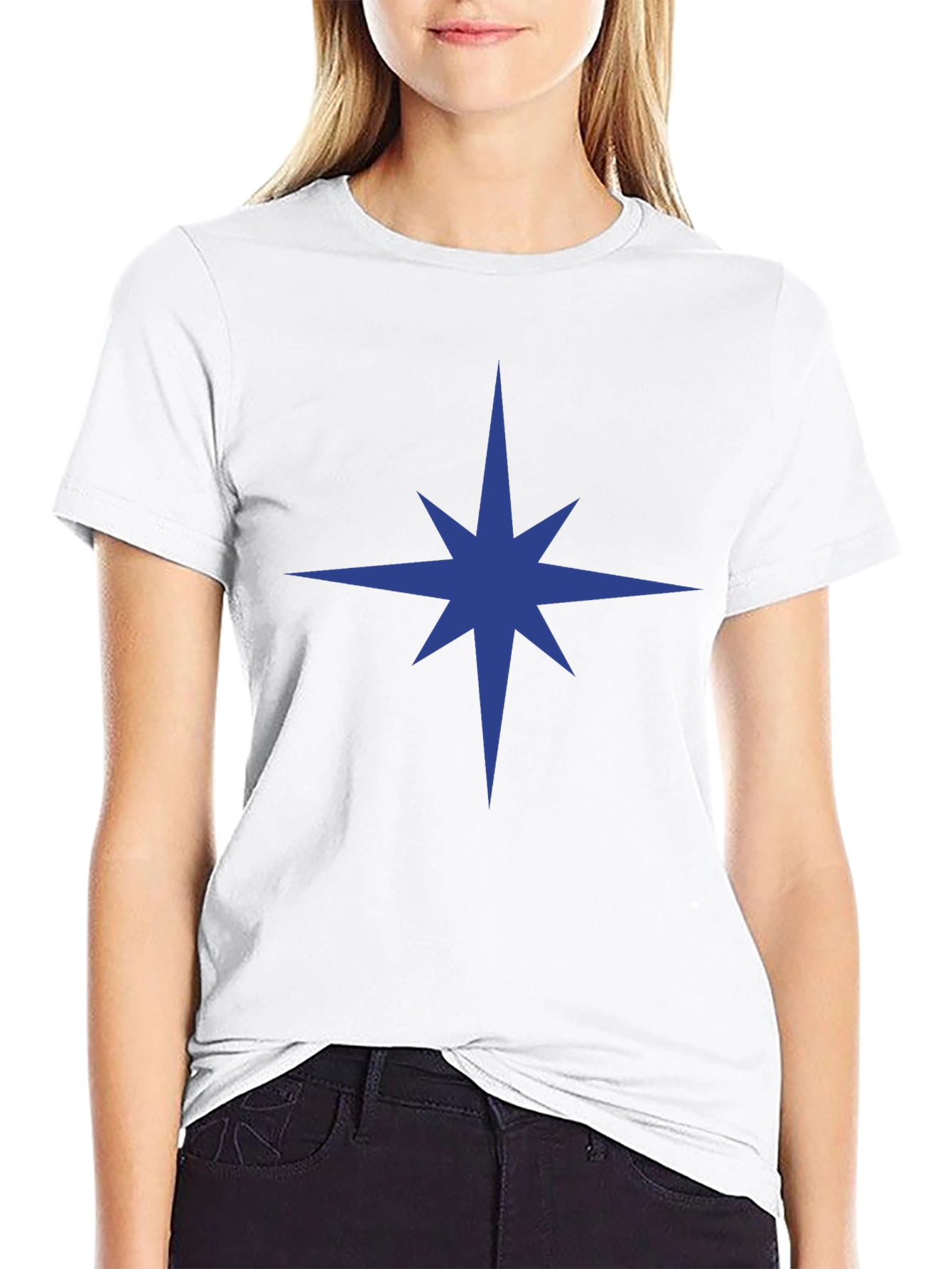 Star Graphic Black T-Shirt - Mens Casual Tee
