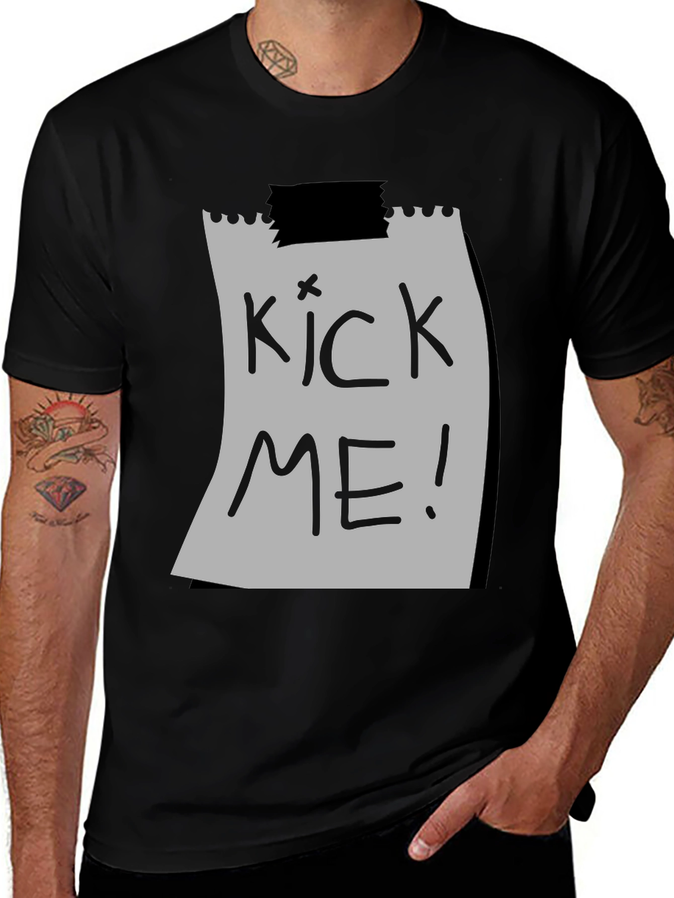 Kick Me T-Shirt - Funny Novelty Tee