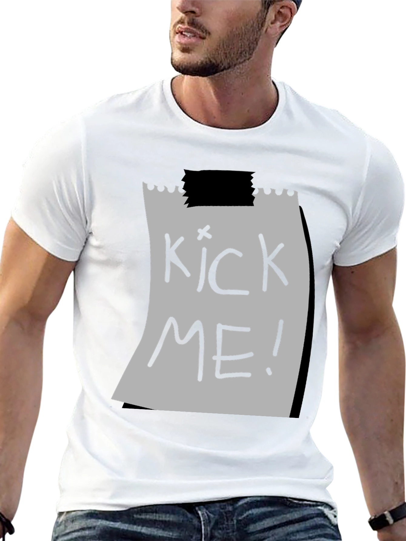 Kick Me T-Shirt - Funny Novelty Tee