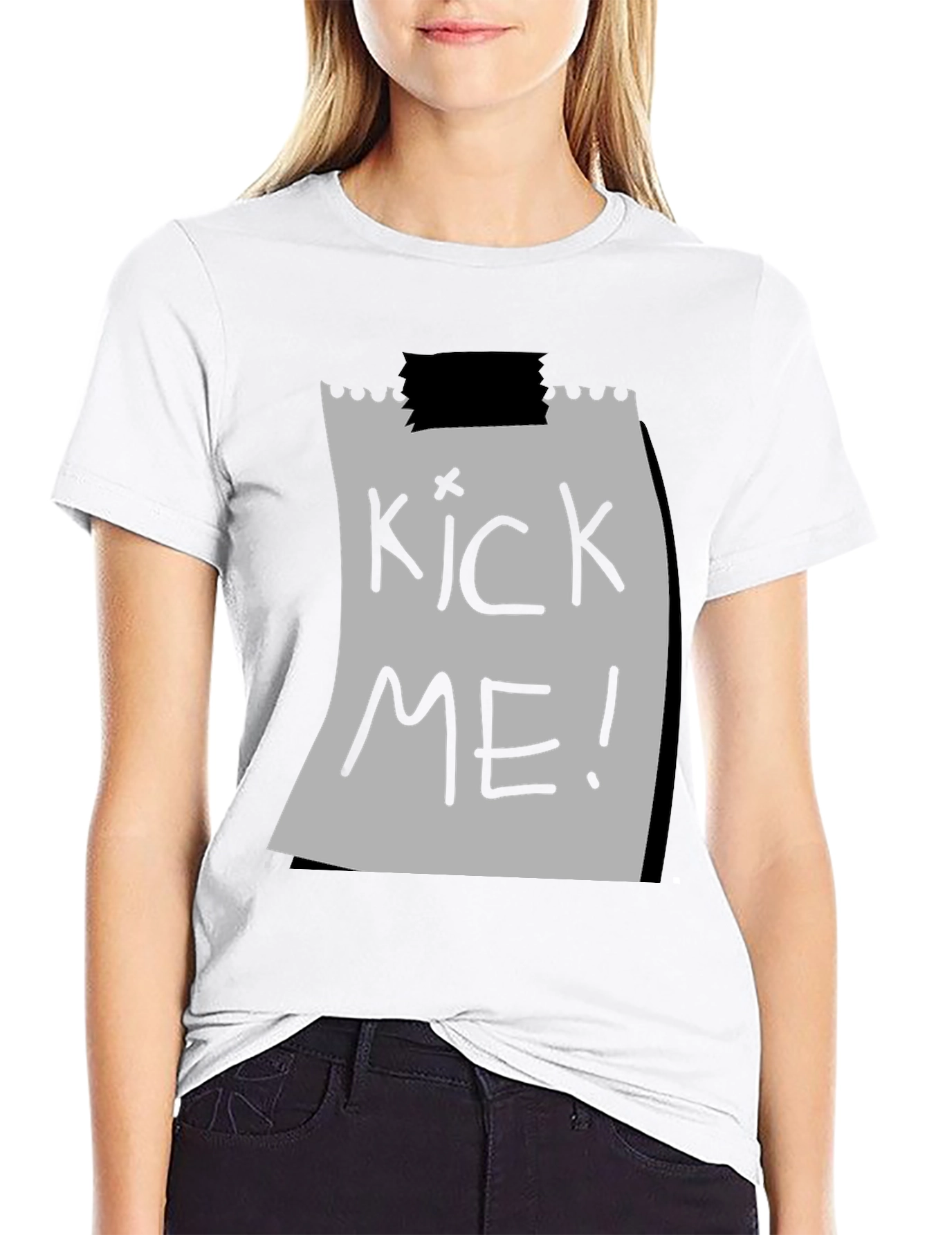 Kick Me T-Shirt - Funny Novelty Tee