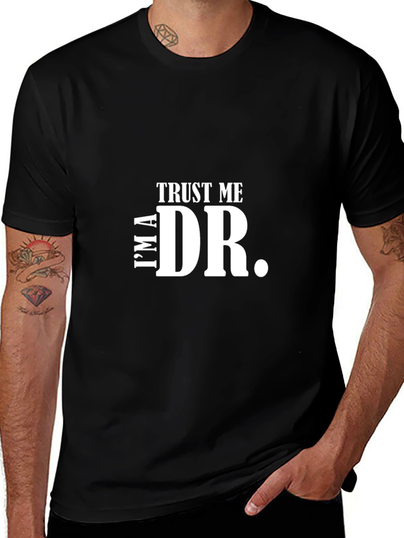 Trust Me Im A Dr. Black Graphic Tee