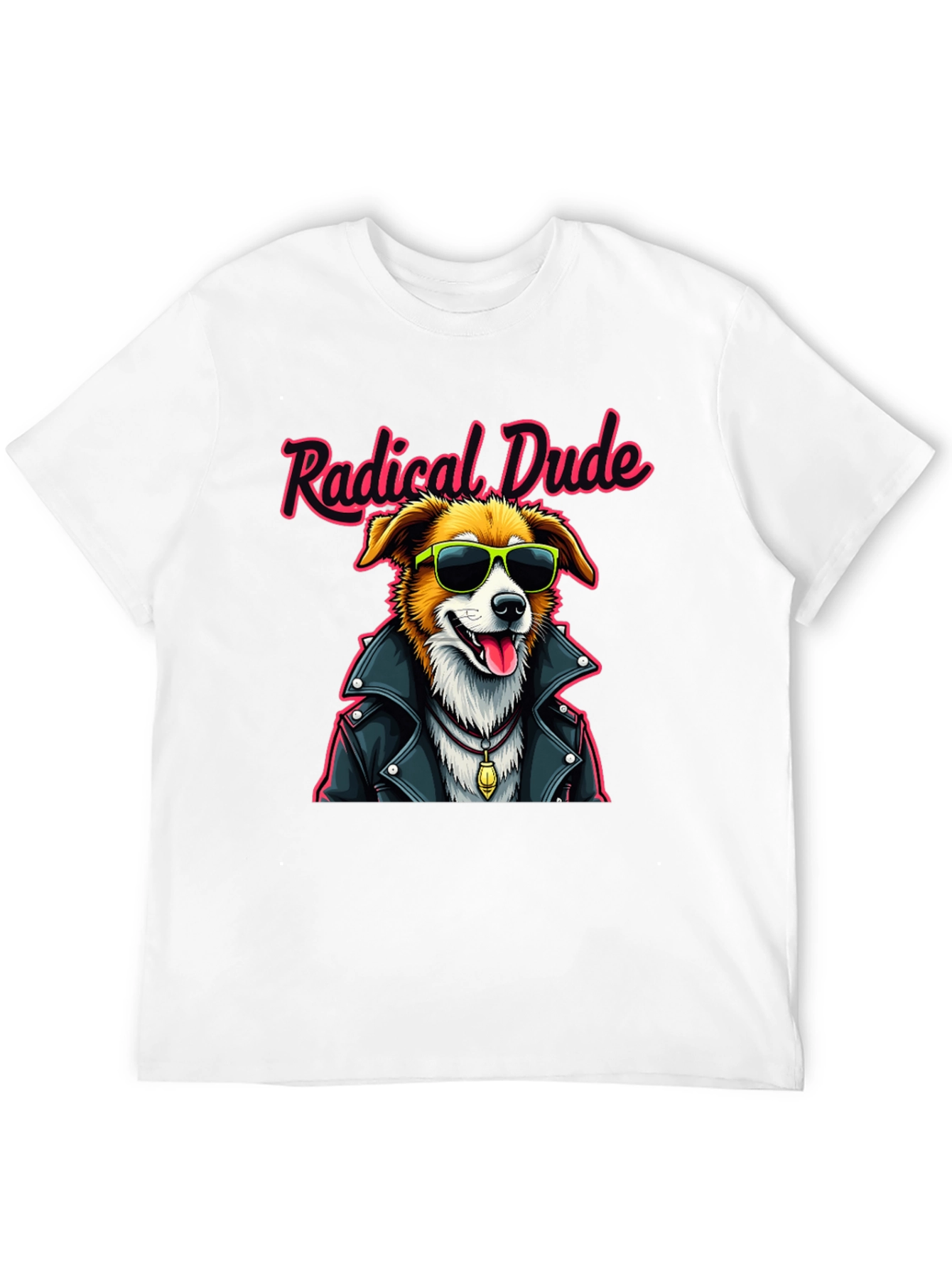 Radical Dude Dog Graphic T-Shirt