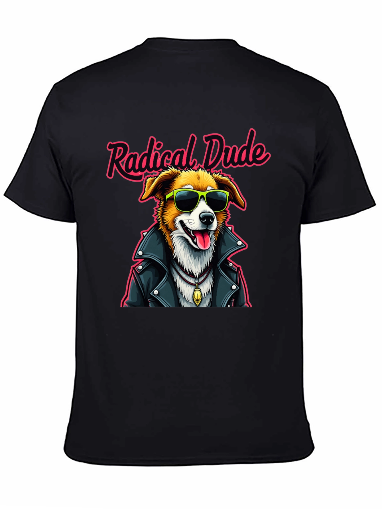 Radical Dude Dog Graphic T-Shirt