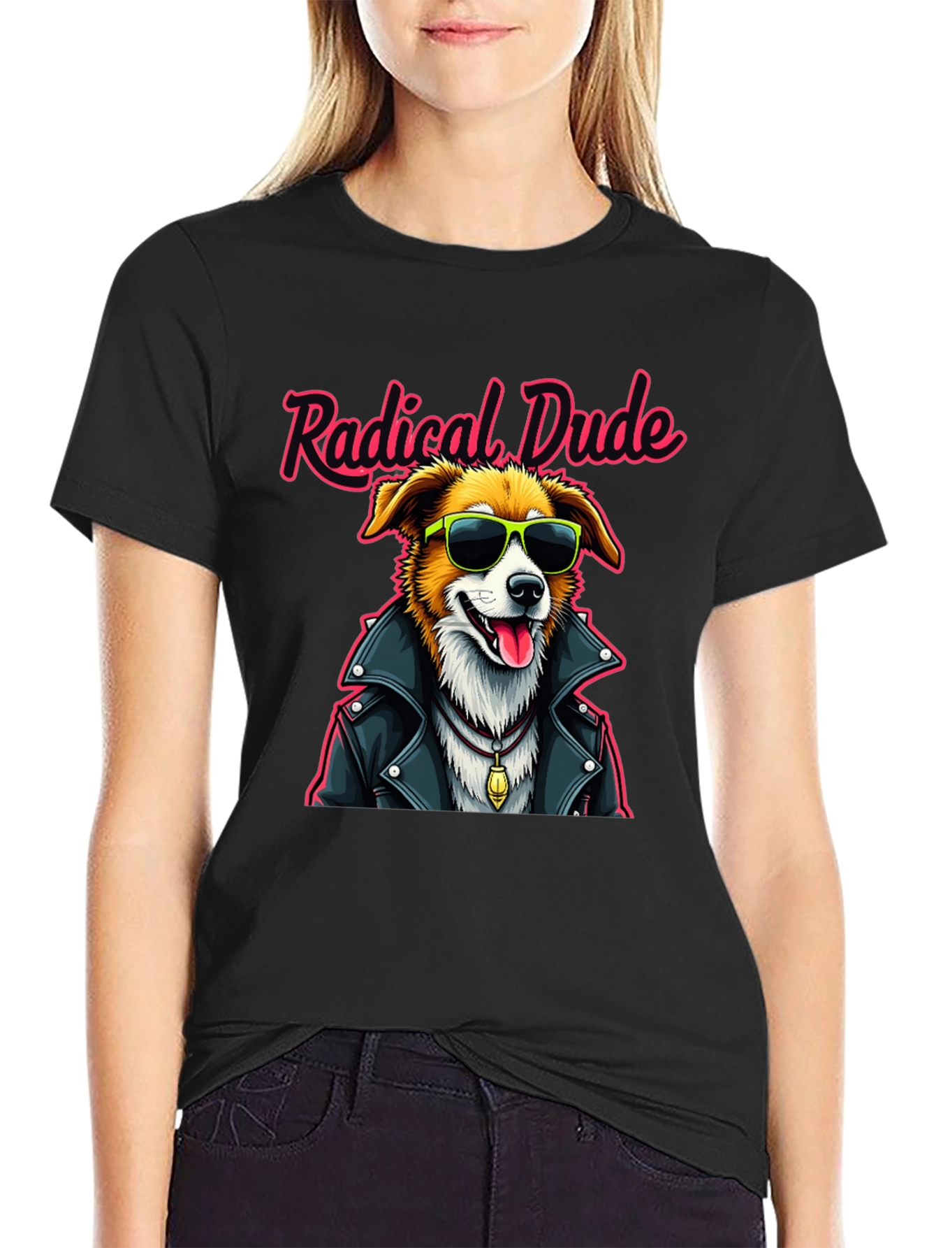 Radical Dude Dog Graphic T-Shirt