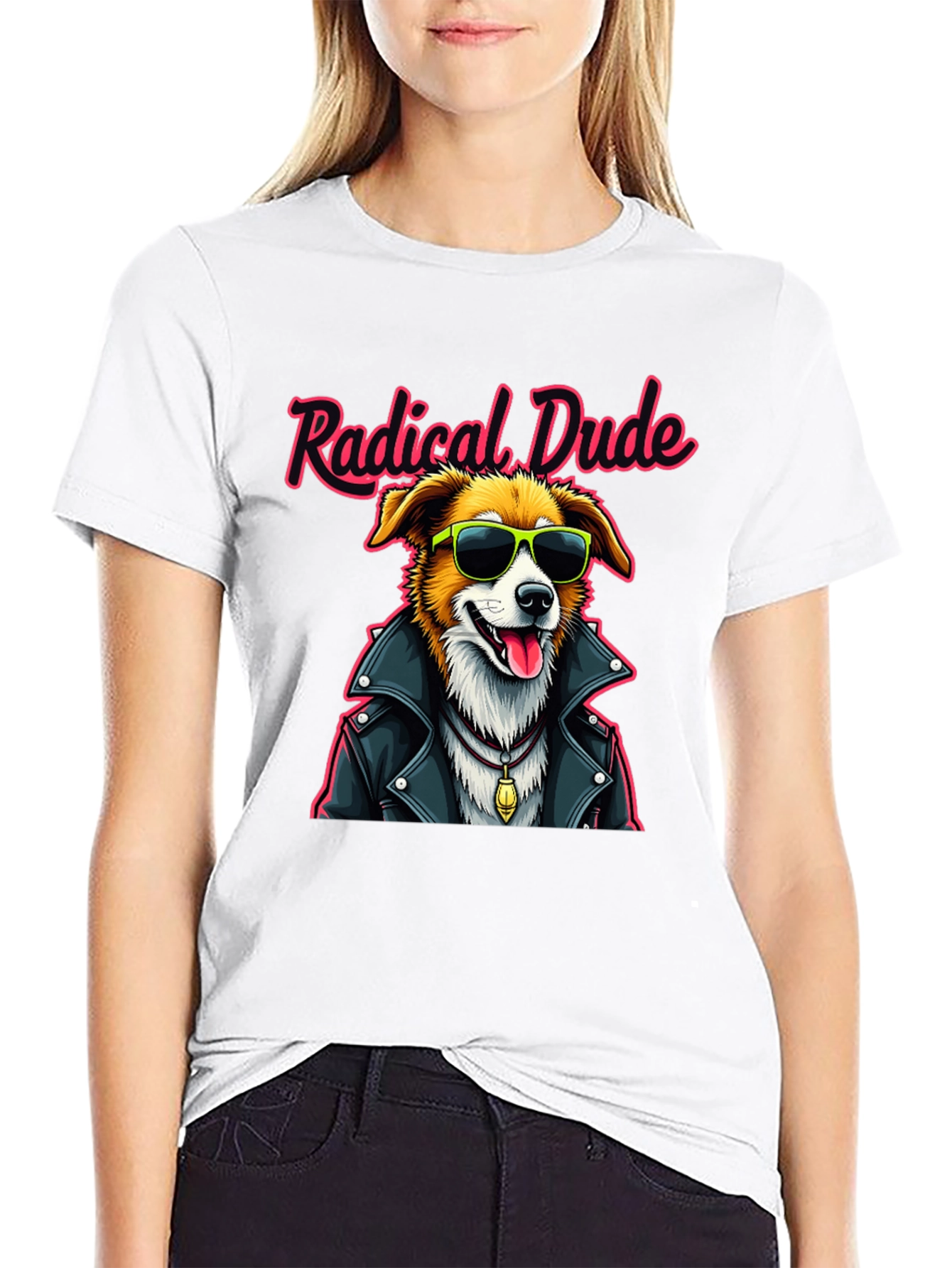 Radical Dude Dog Graphic T-Shirt