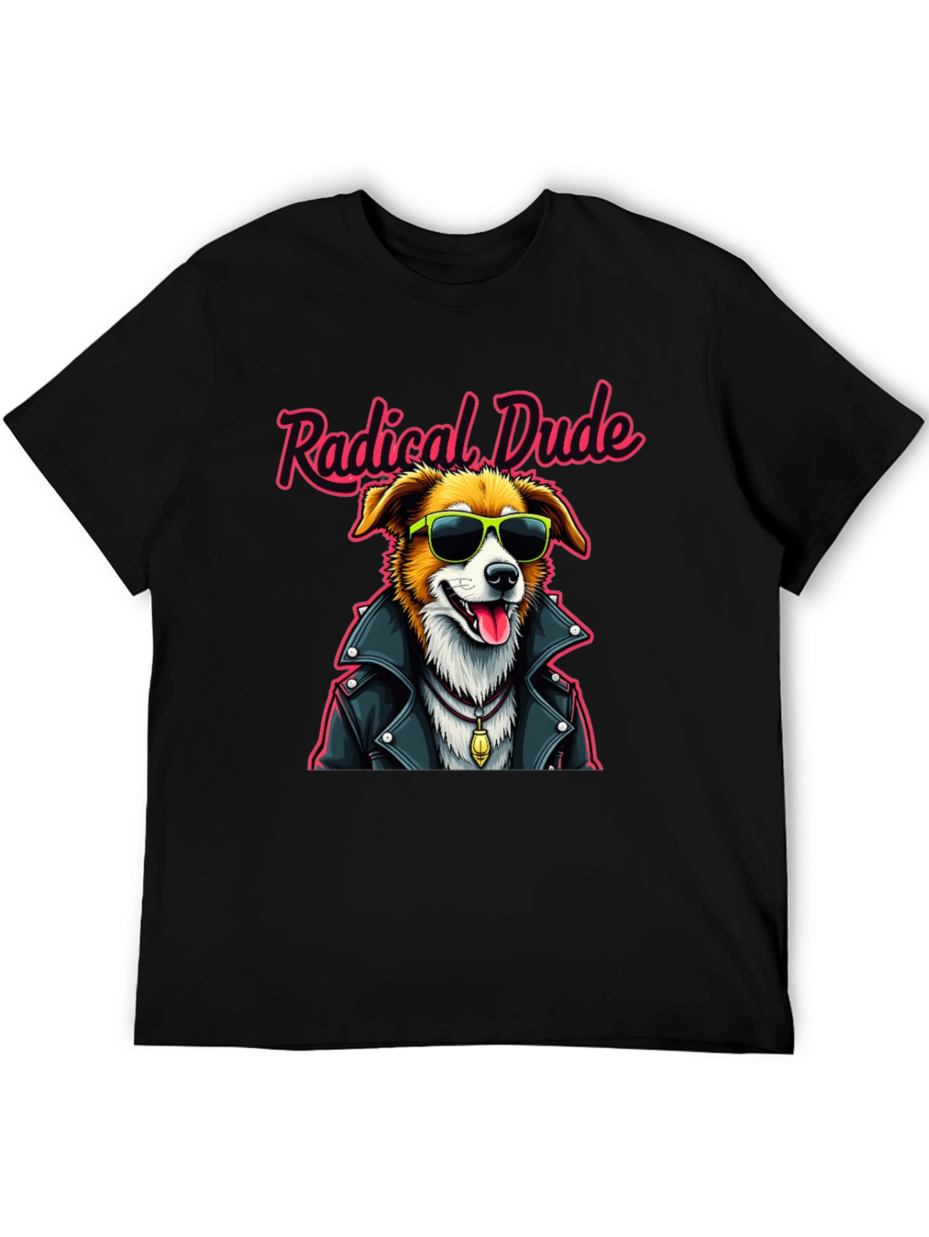 Radical Dude Dog Graphic T-Shirt