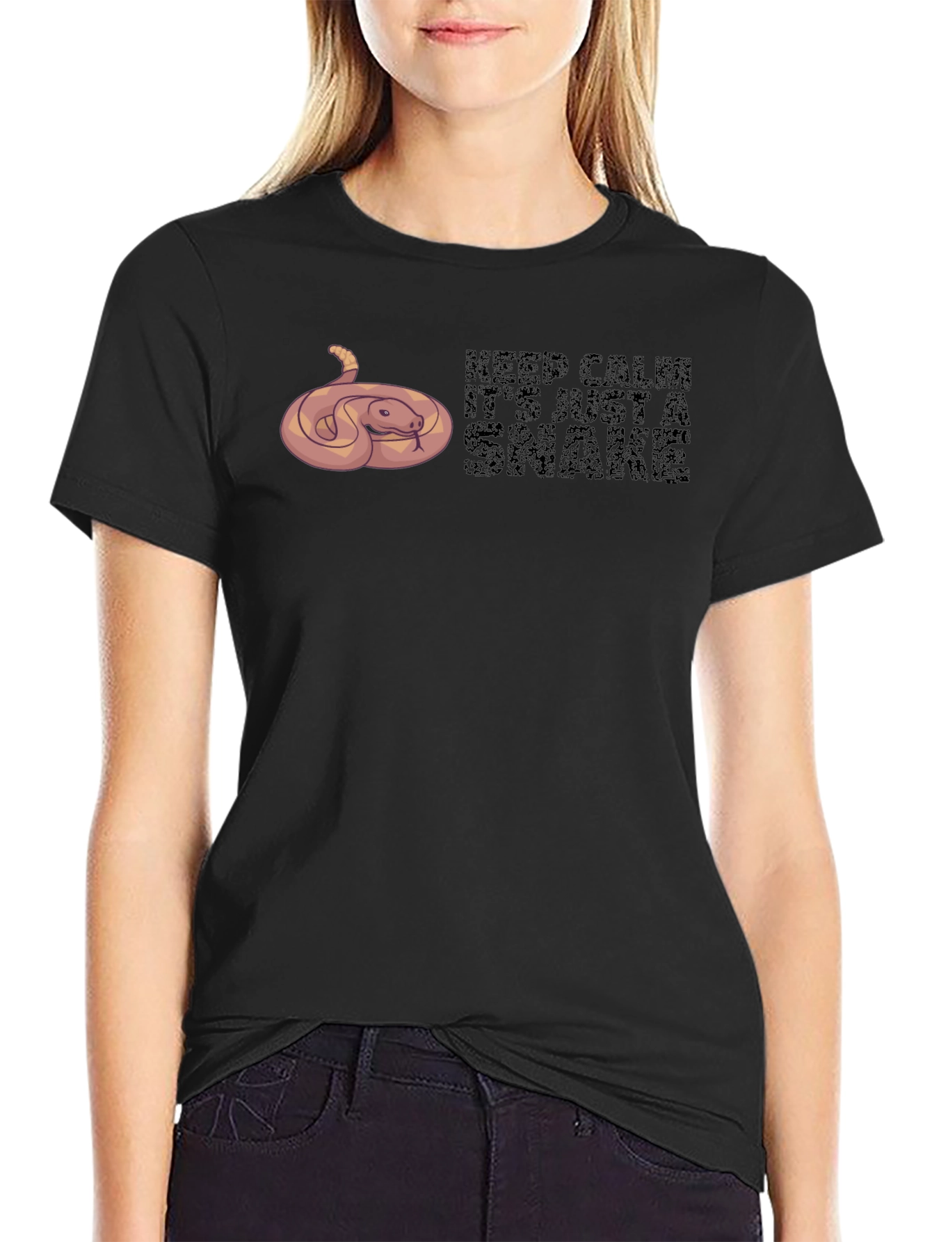 Keep Calm Its Just A Snake Tee