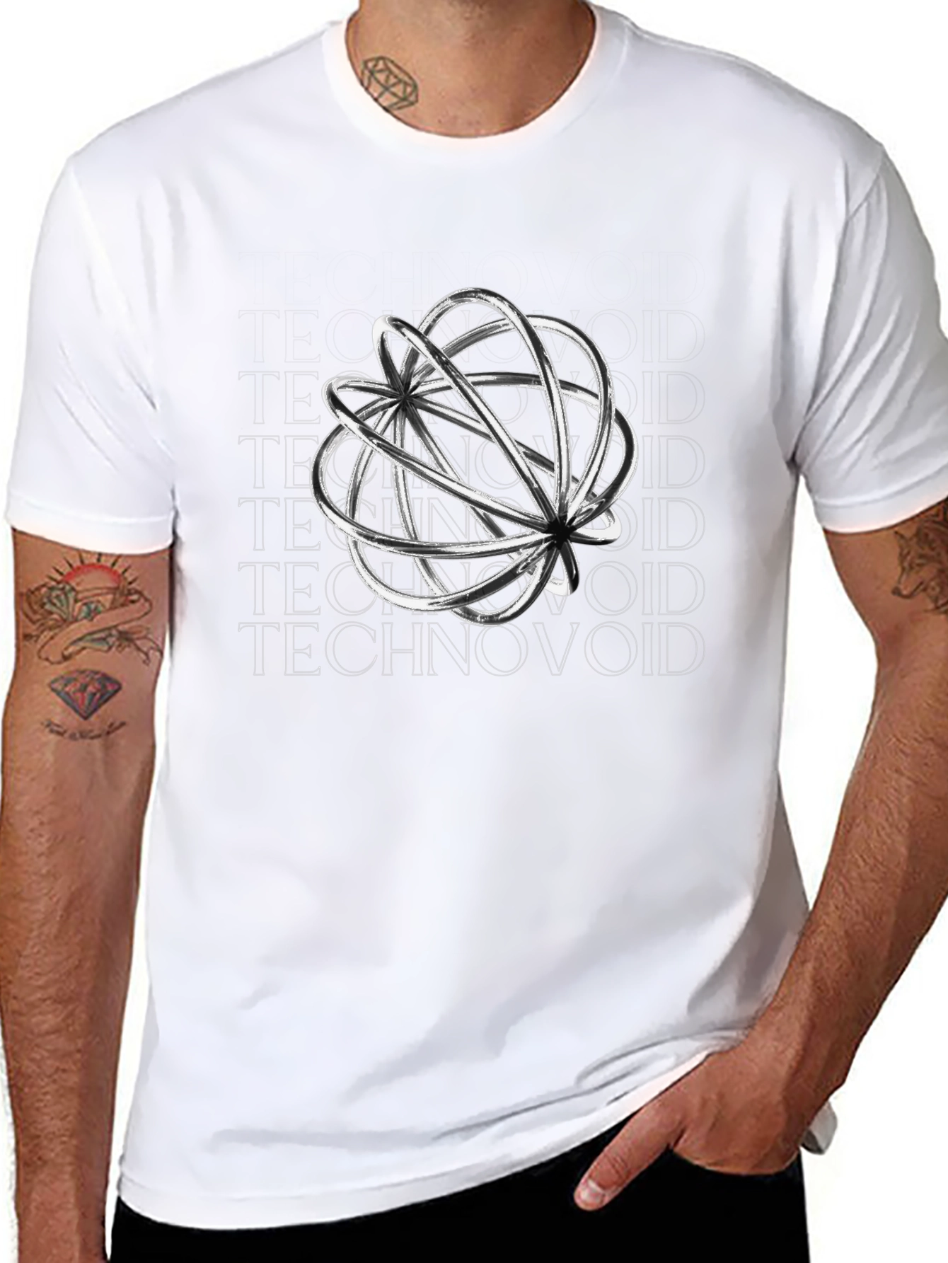 Technovoid Graphic Tee - Modern Style