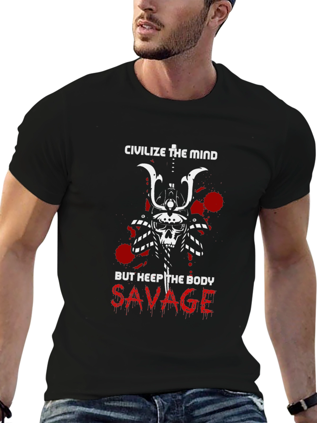 Civilize the Mind Savage Body T-Shirt