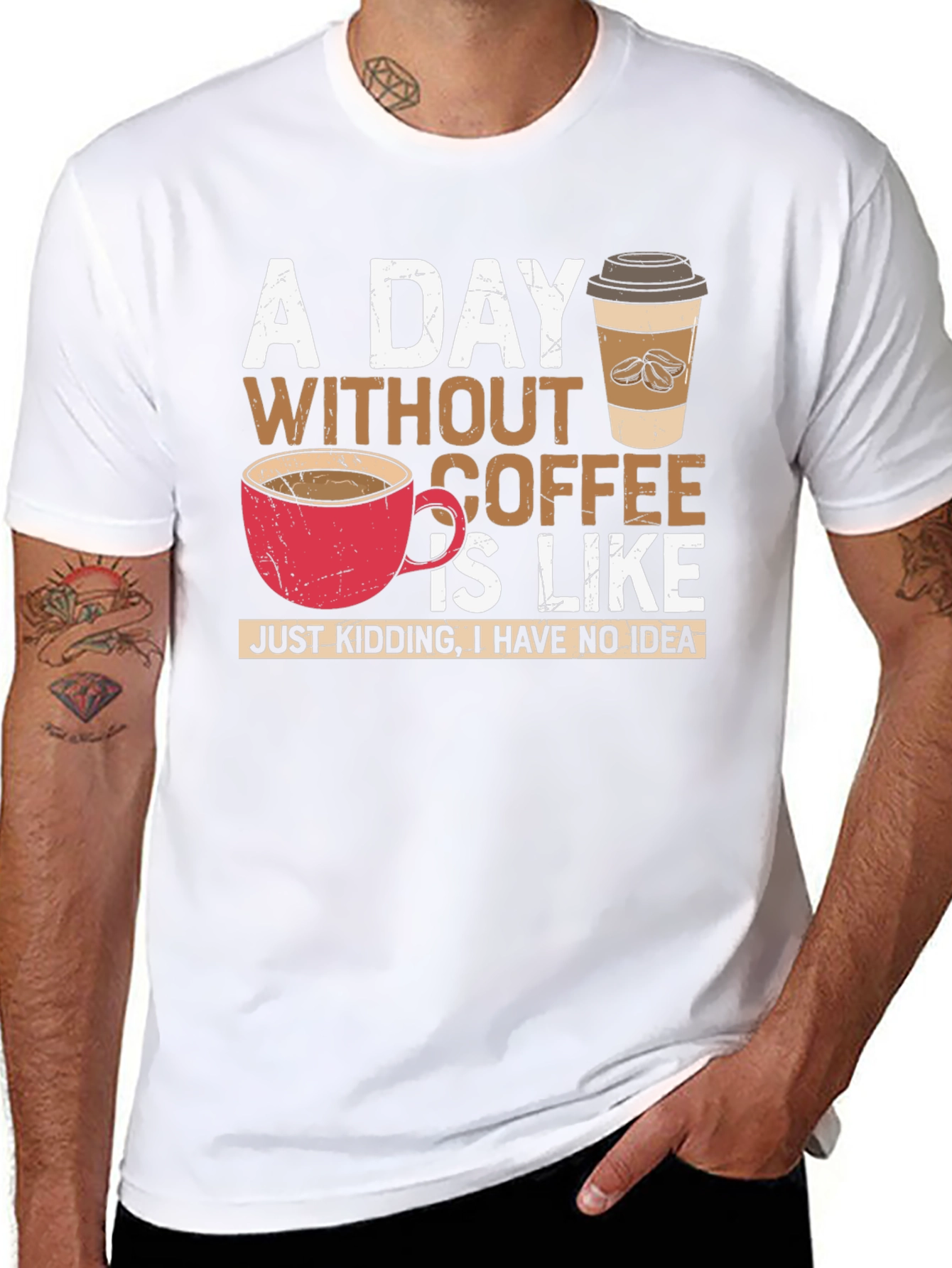 Coffee Lover T-Shirt: A Day Without Coffee