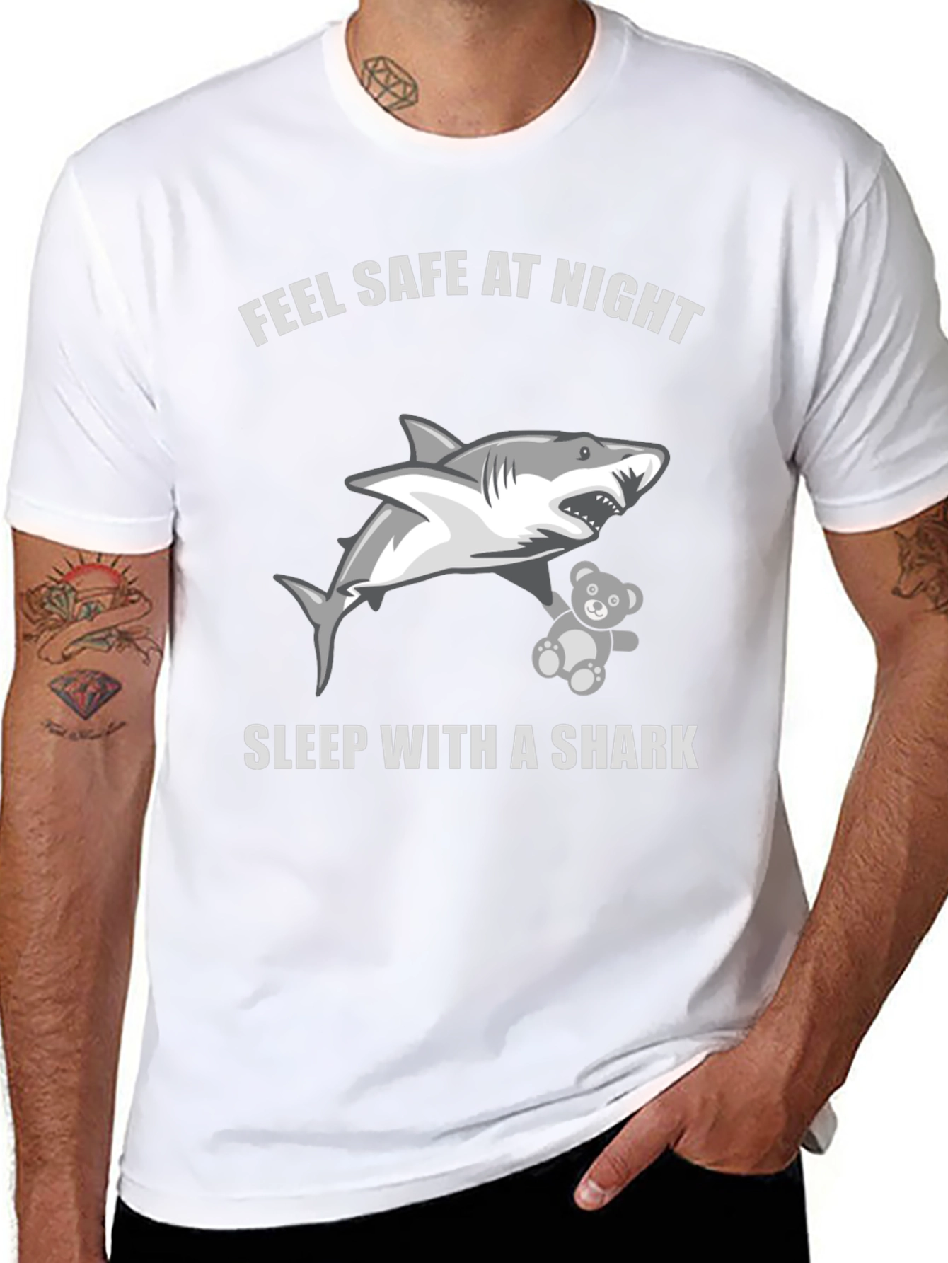 Sleep With a Shark T-Shirt