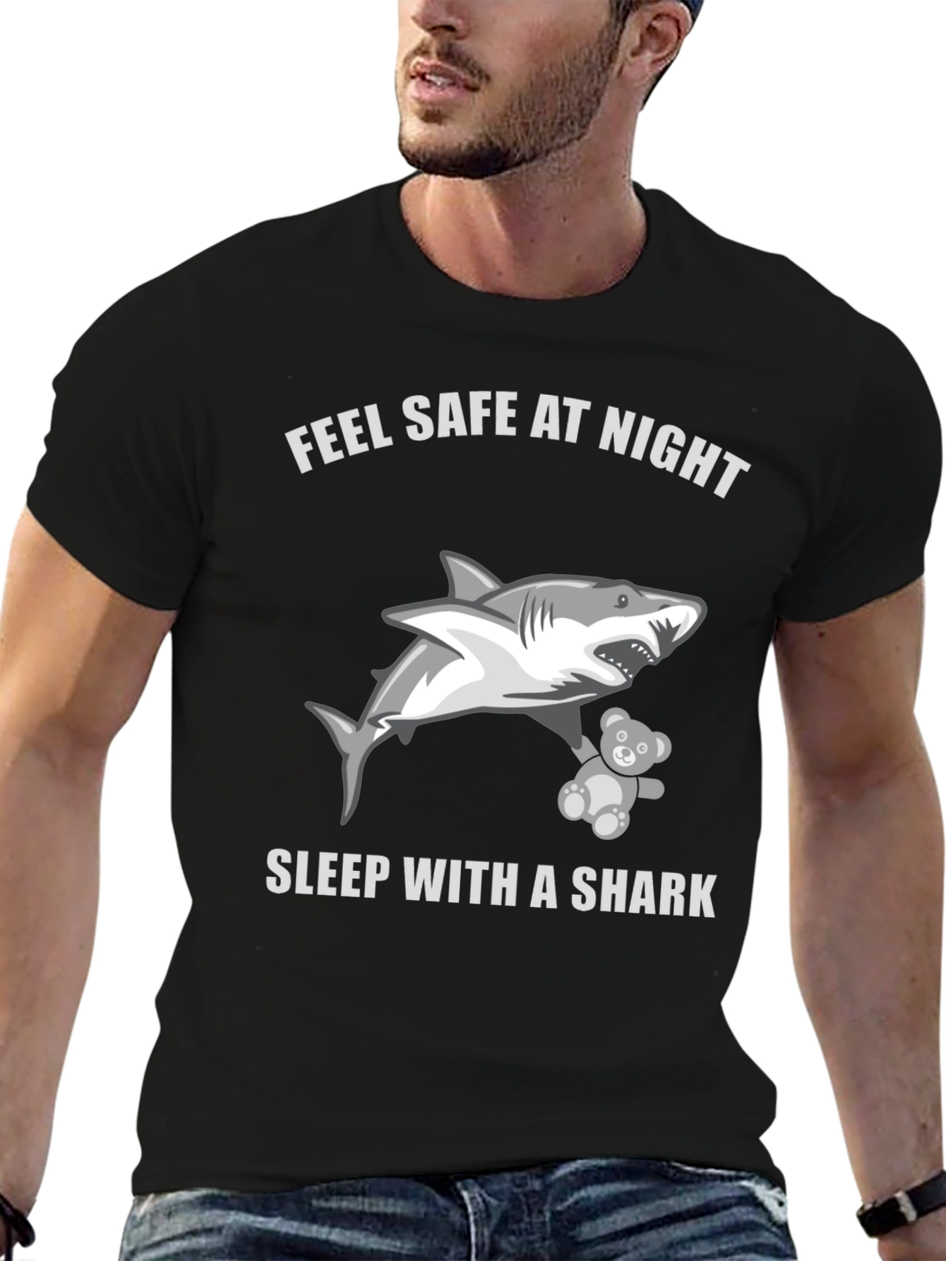 Sleep With a Shark T-Shirt