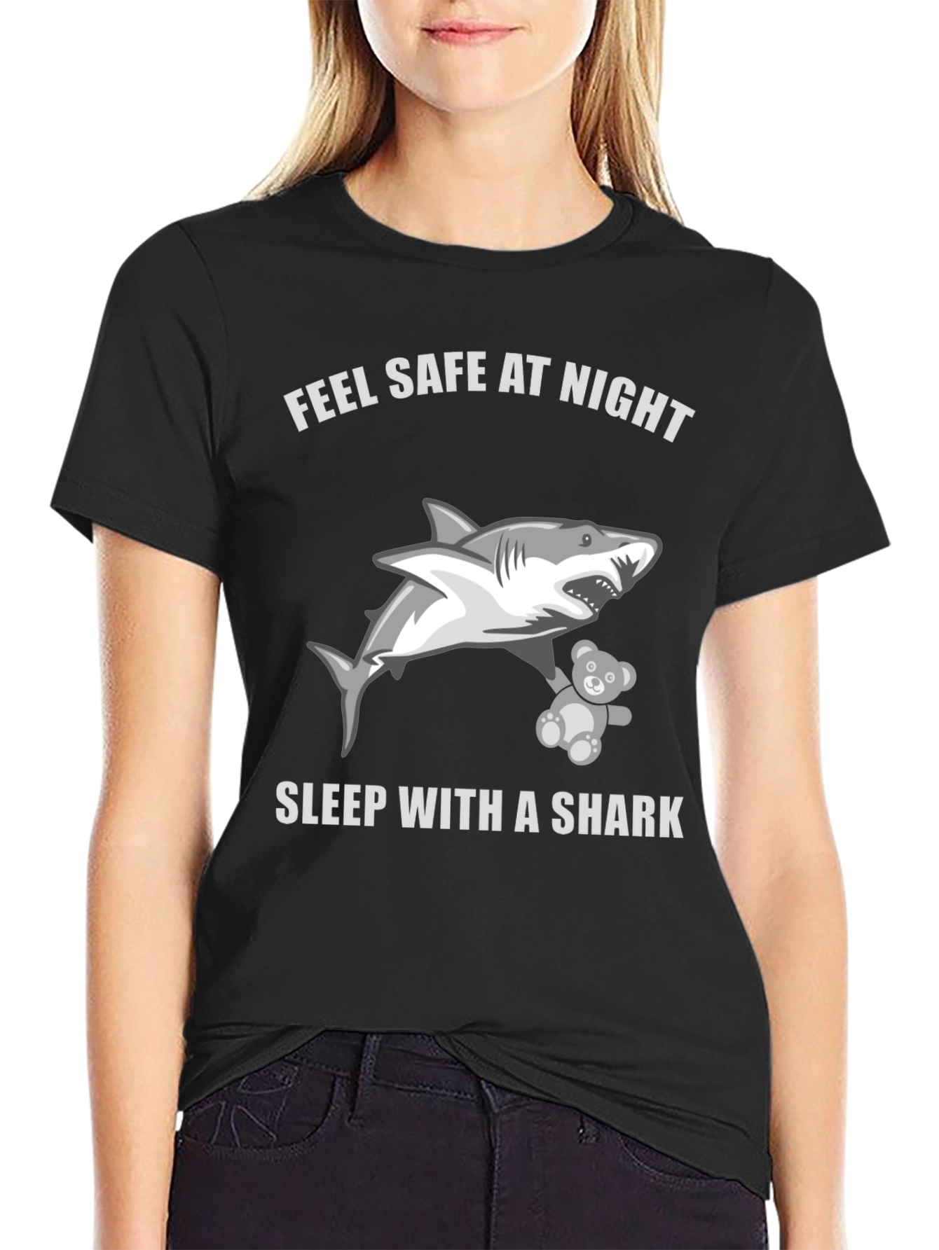Sleep With a Shark T-Shirt