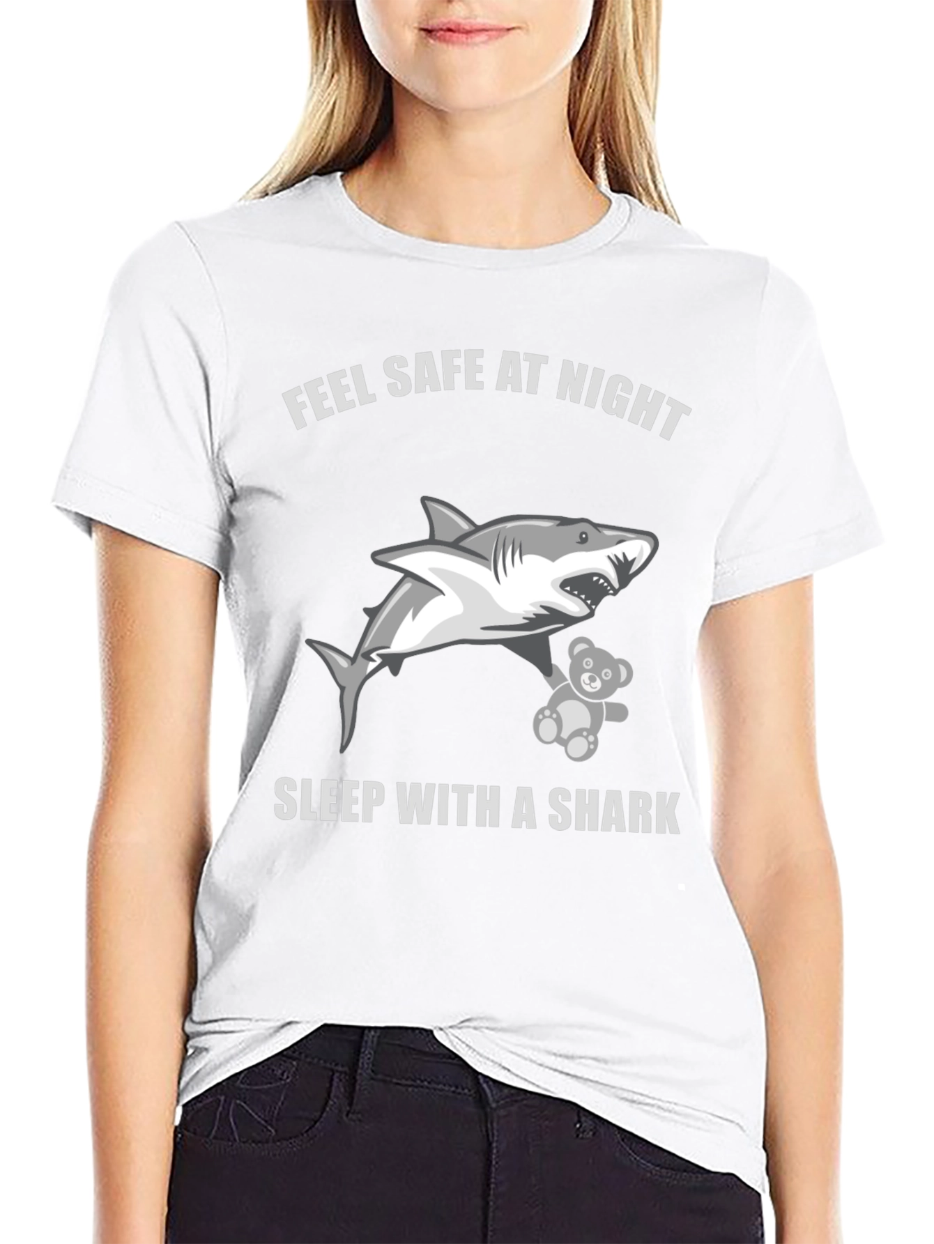 Sleep With a Shark T-Shirt