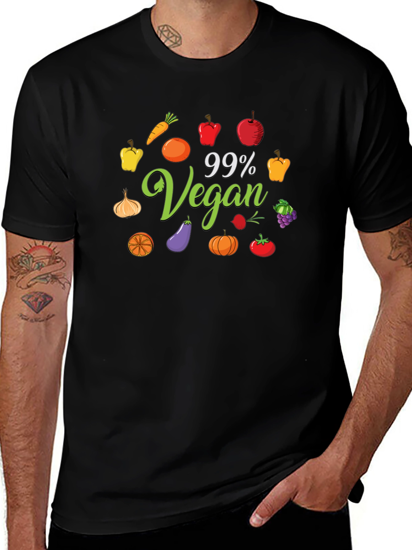 99% Vegan T-Shirt - Plant Based Lifestyle Apparel