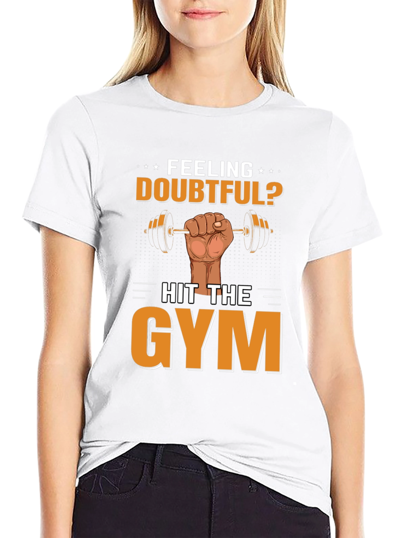 Feeling Doubtful? Hit the Gym Mens T-Shirt
