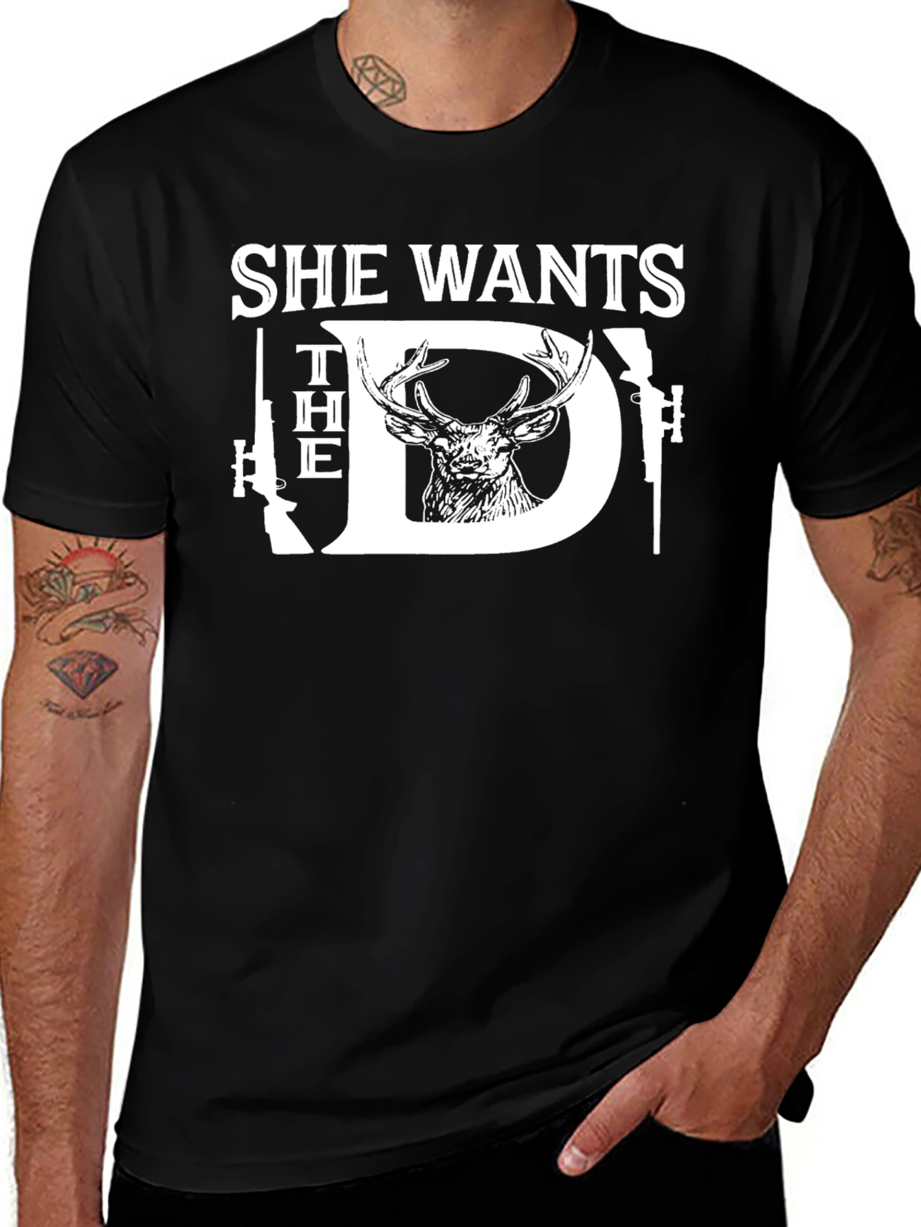 She Wants The D Deer Hunting T-Shirt