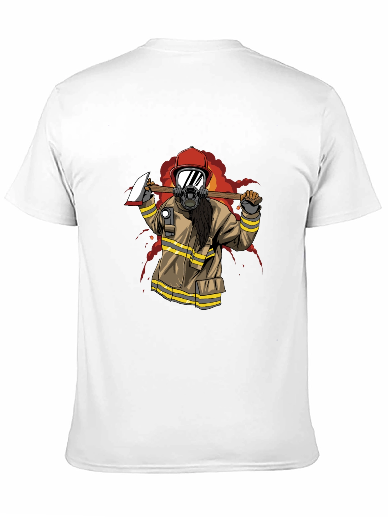 Firefighter Axe Graphic T-Shirt