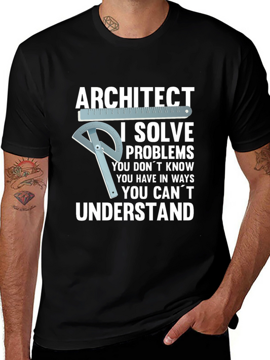 Architect I Solve Problems Graphic T-Shirt