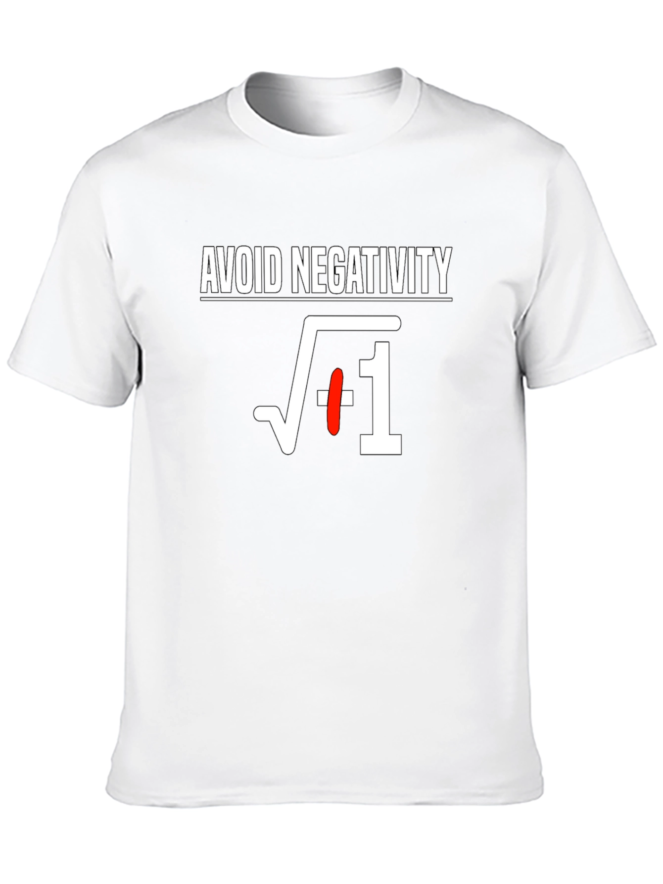 Avoid Negativity Math T-Shirt