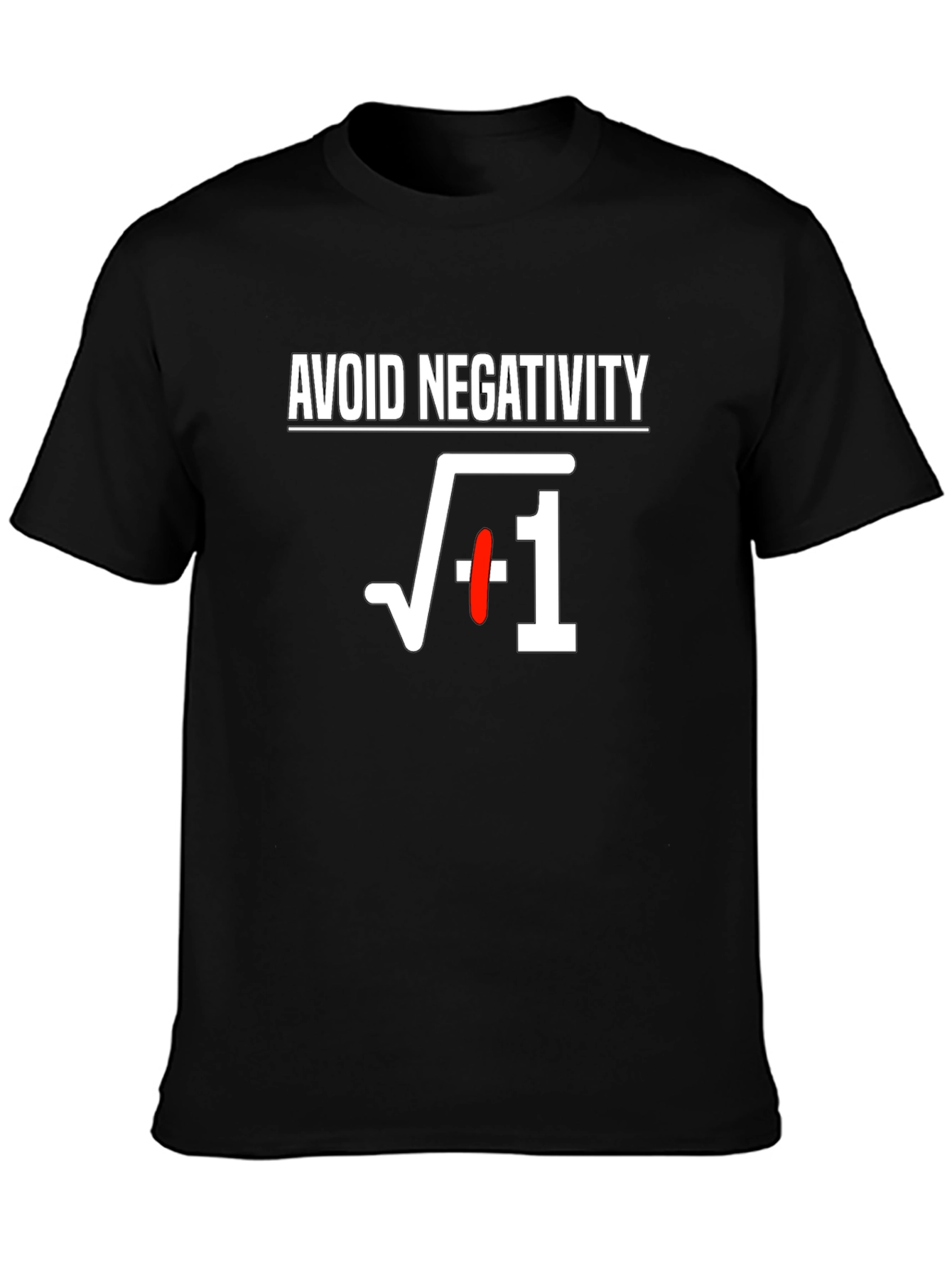 Avoid Negativity Math T-Shirt