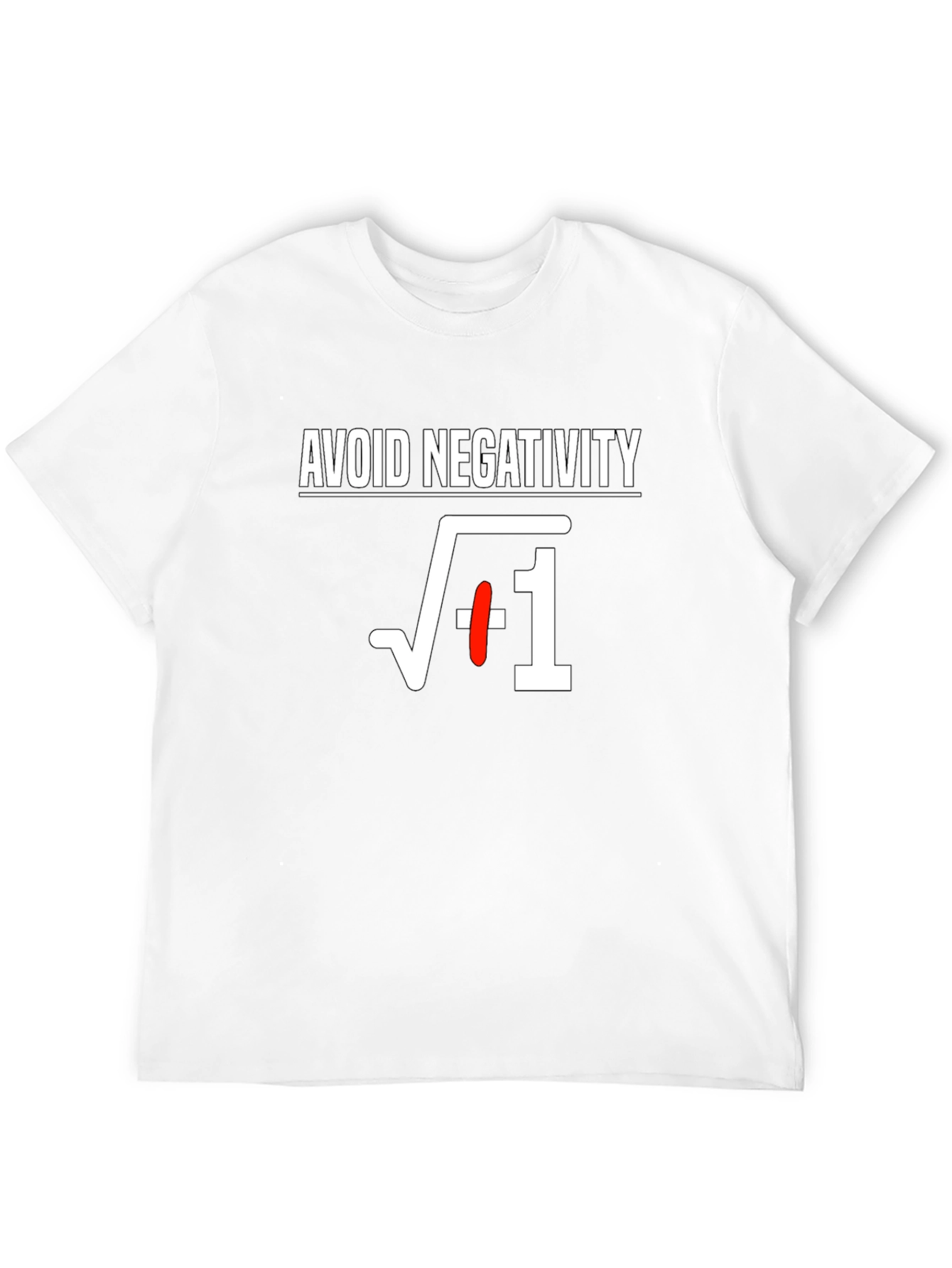 Avoid Negativity Math T-Shirt
