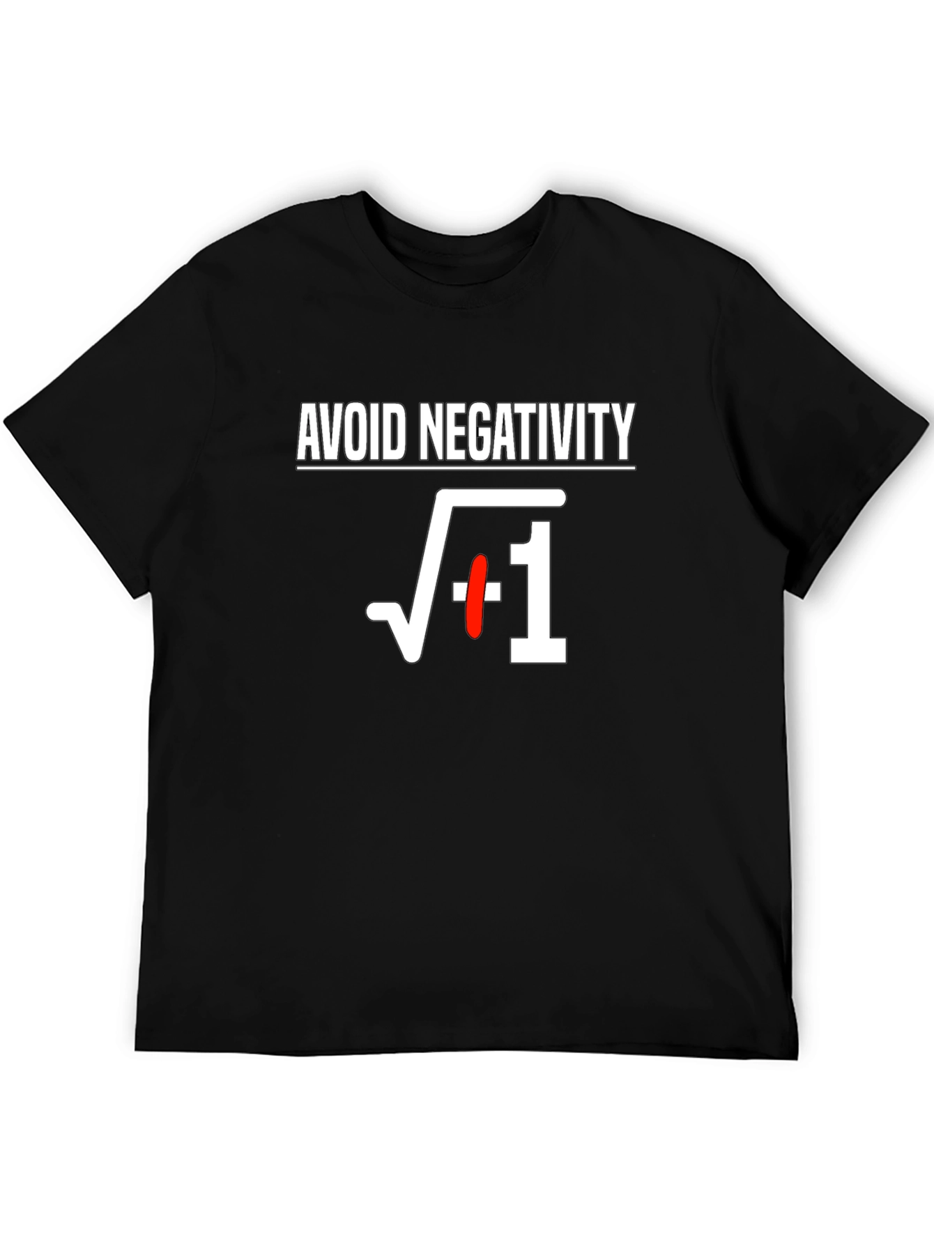 Avoid Negativity Math T-Shirt