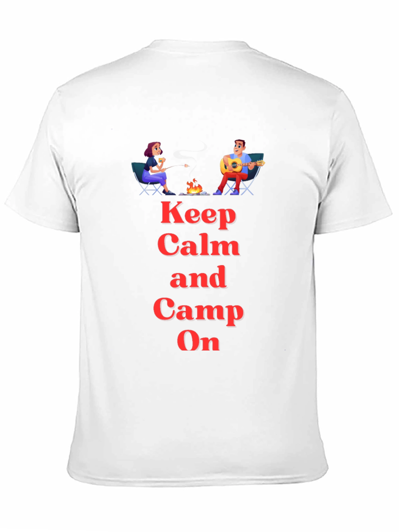 Keep Calm and Camp On Graphic T-Shirt