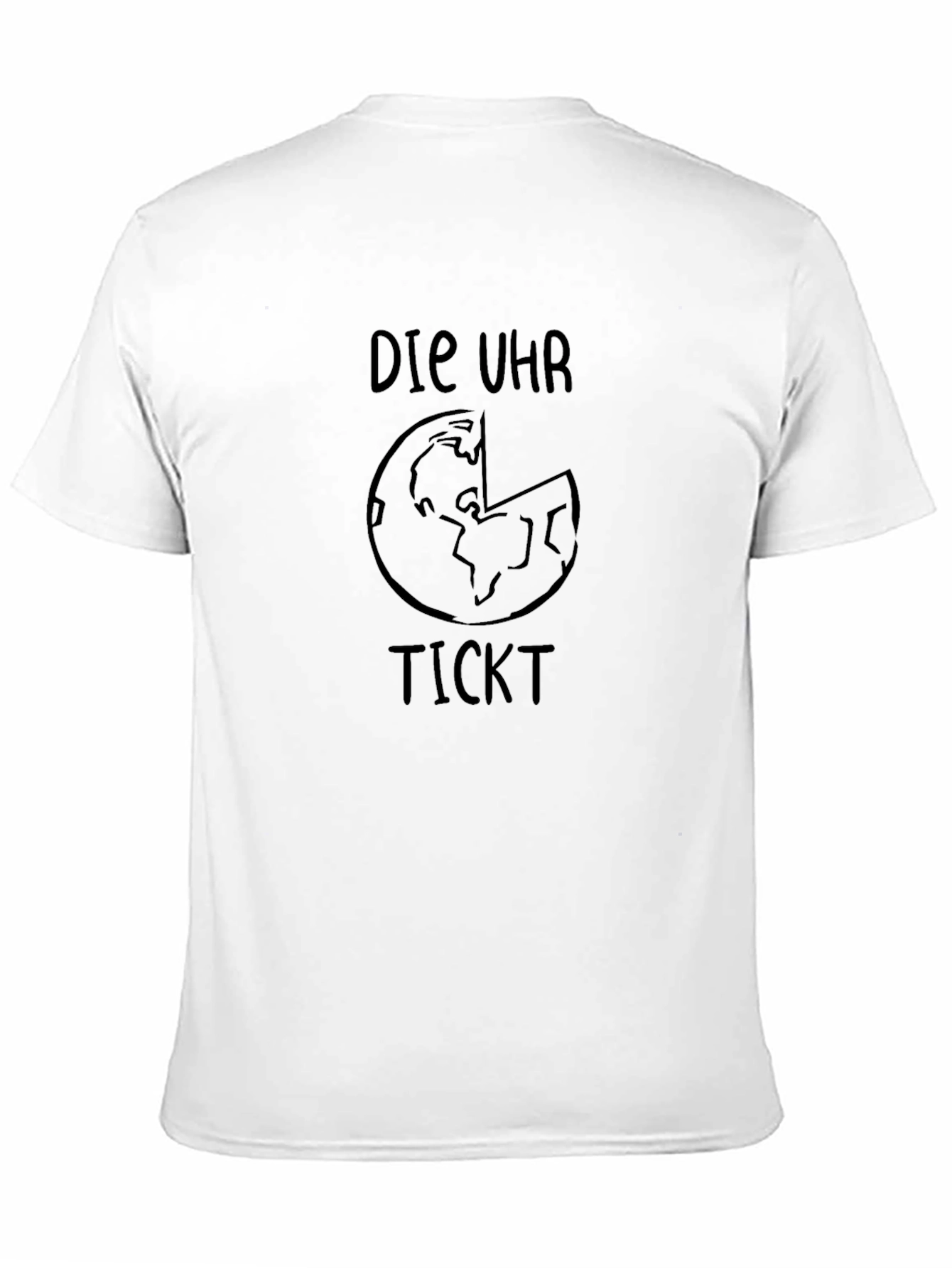 Die Uhr Tickt Graphic Tee - Black