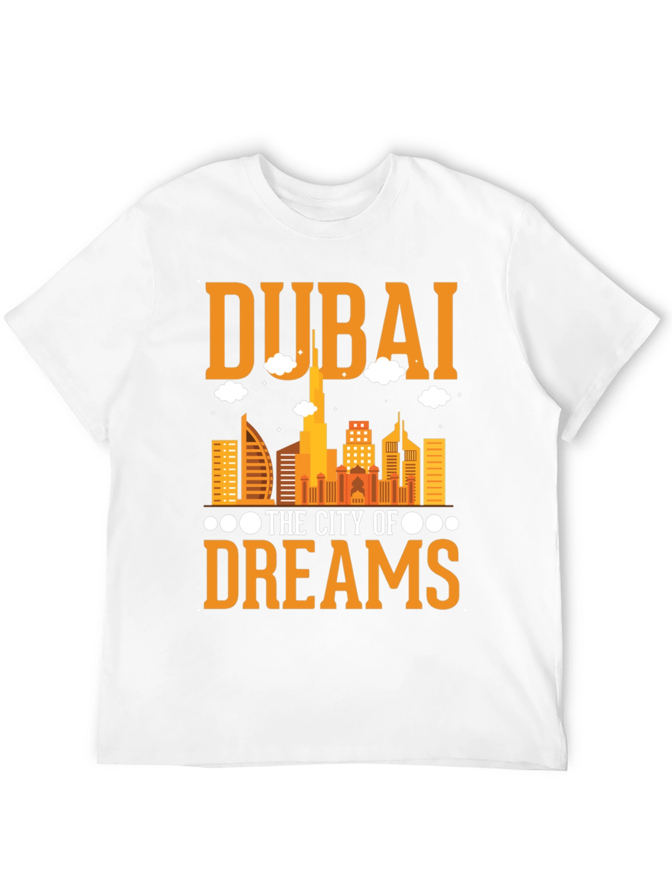 Dubai City of Dreams Graphic Tee - Black
