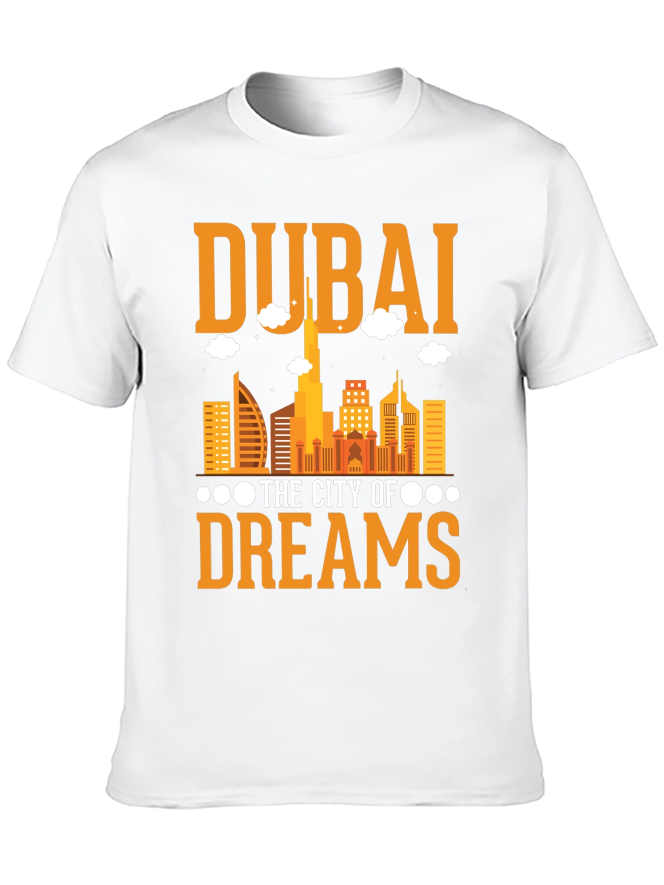 Dubai City of Dreams Graphic Tee - Black
