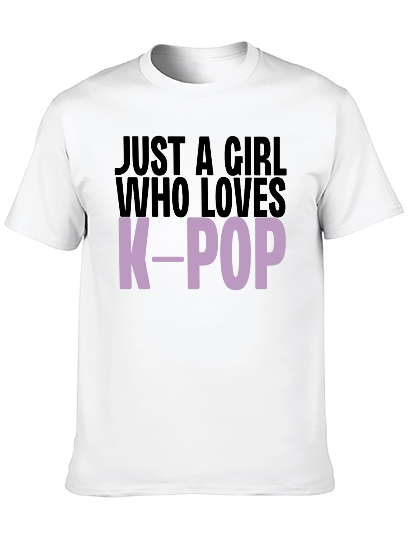 Just A Girl Who Loves K-Pop Graphic Tee